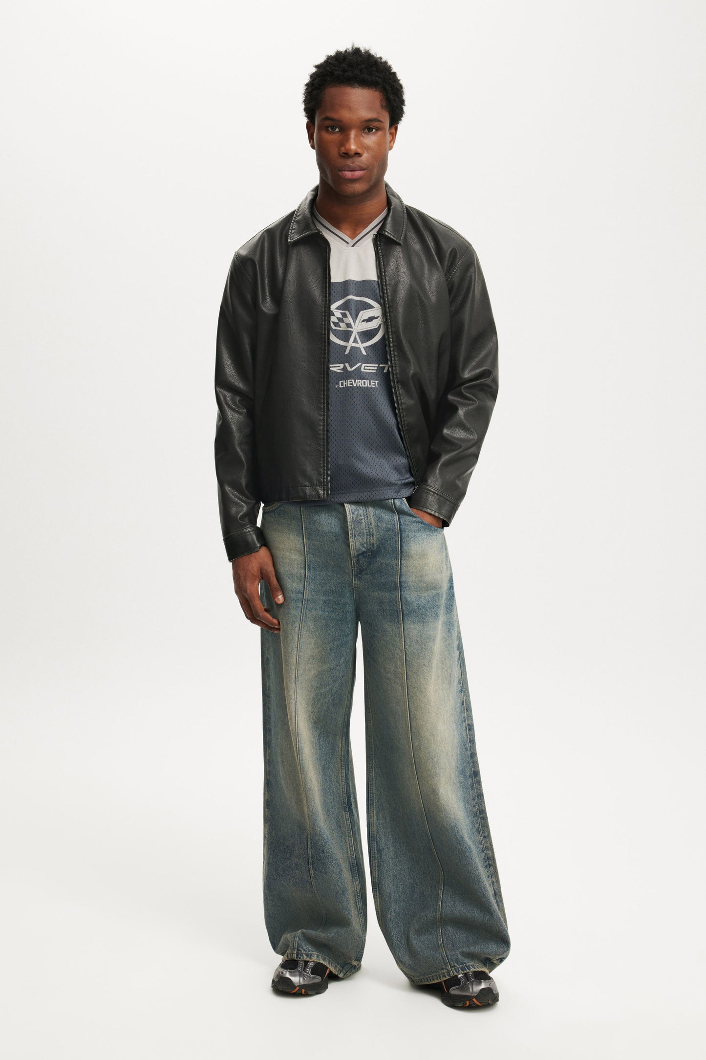 GENERAL MOTORS CREW NECK FOOTBALL JERSEY