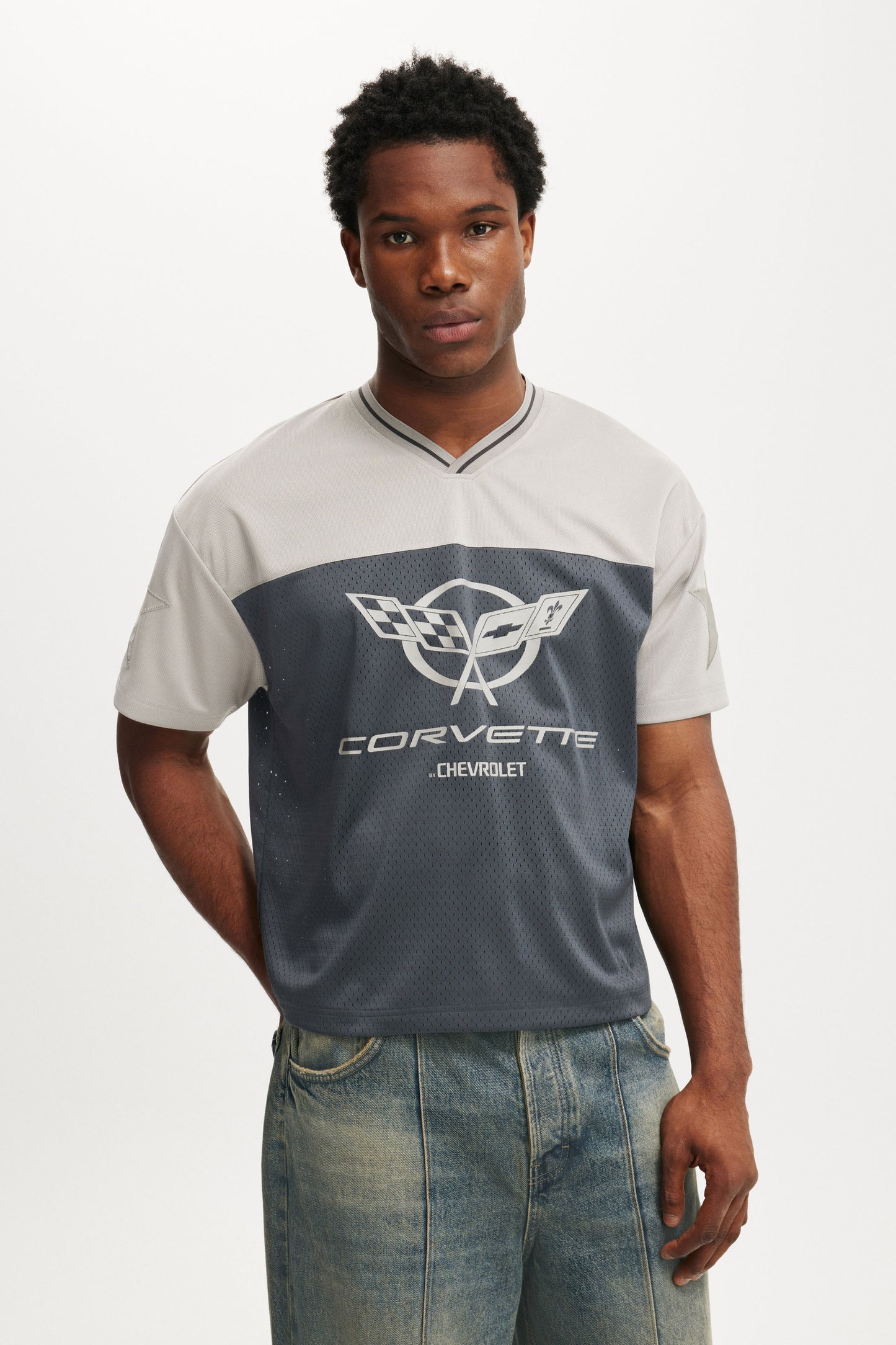 GENERAL MOTORS CREW NECK FOOTBALL JERSEY