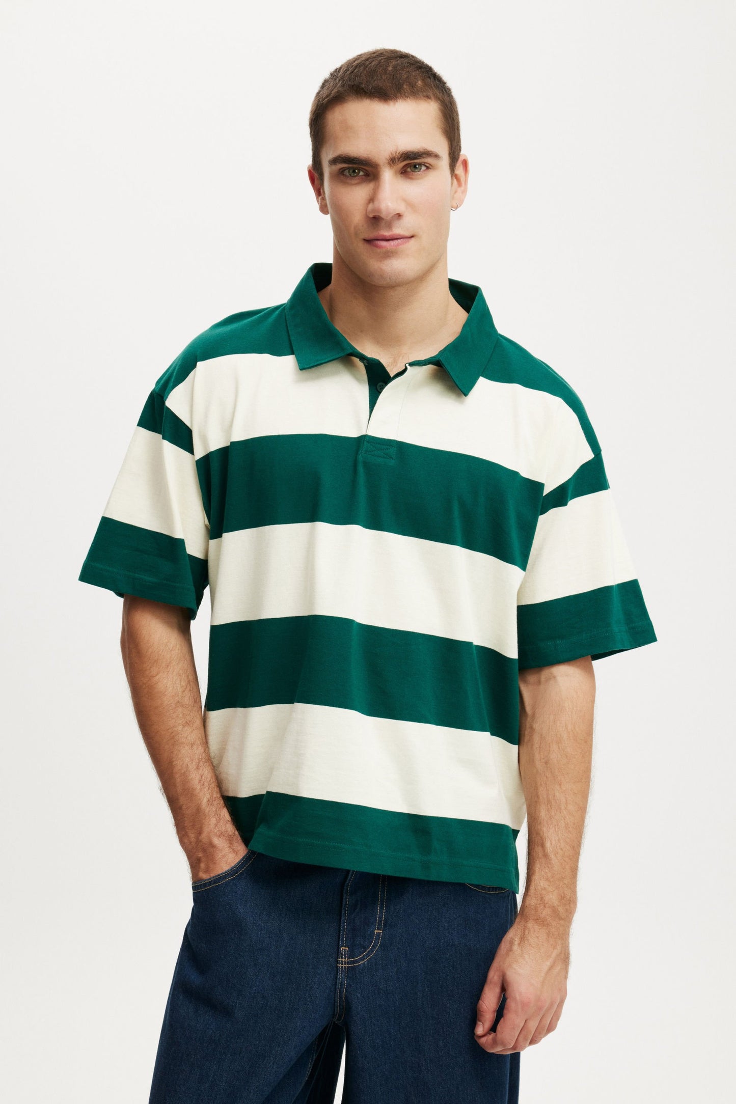 Cropped Fit Polo