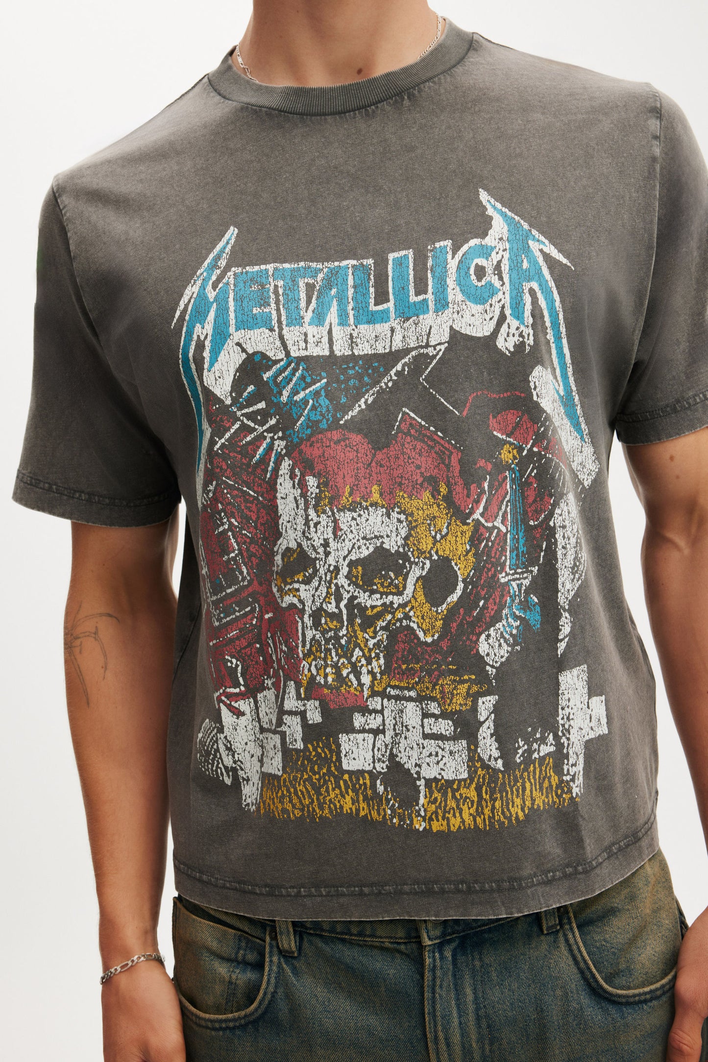 Metallica Crop Fit T-Shirt