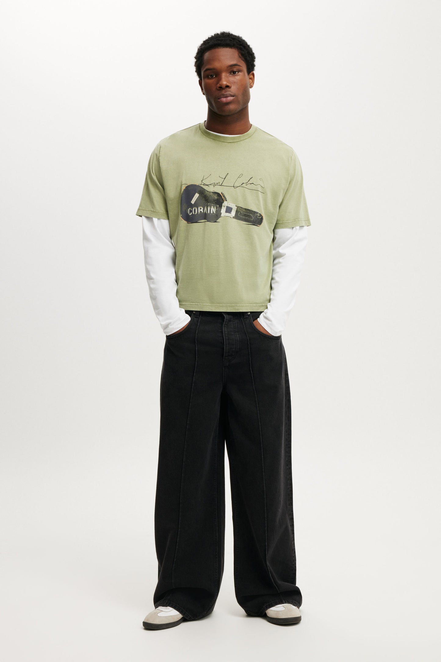 Kurt Cobain Cropped Fit T-Shirt