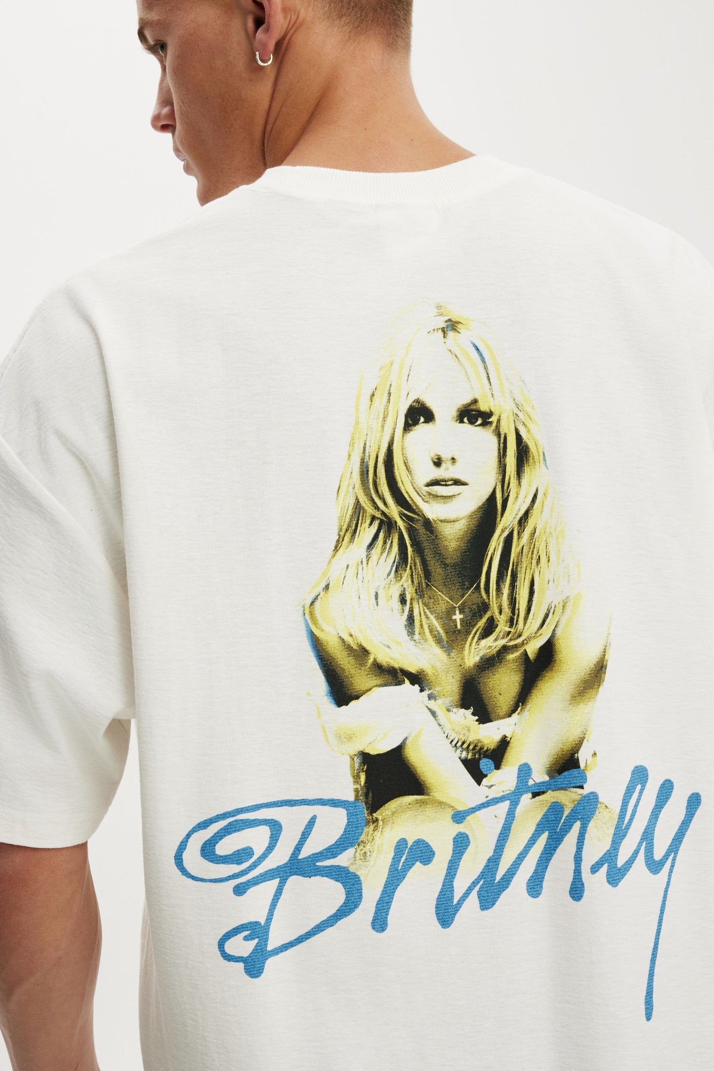 Britney Spears Cropped Fit Music T-Shirt