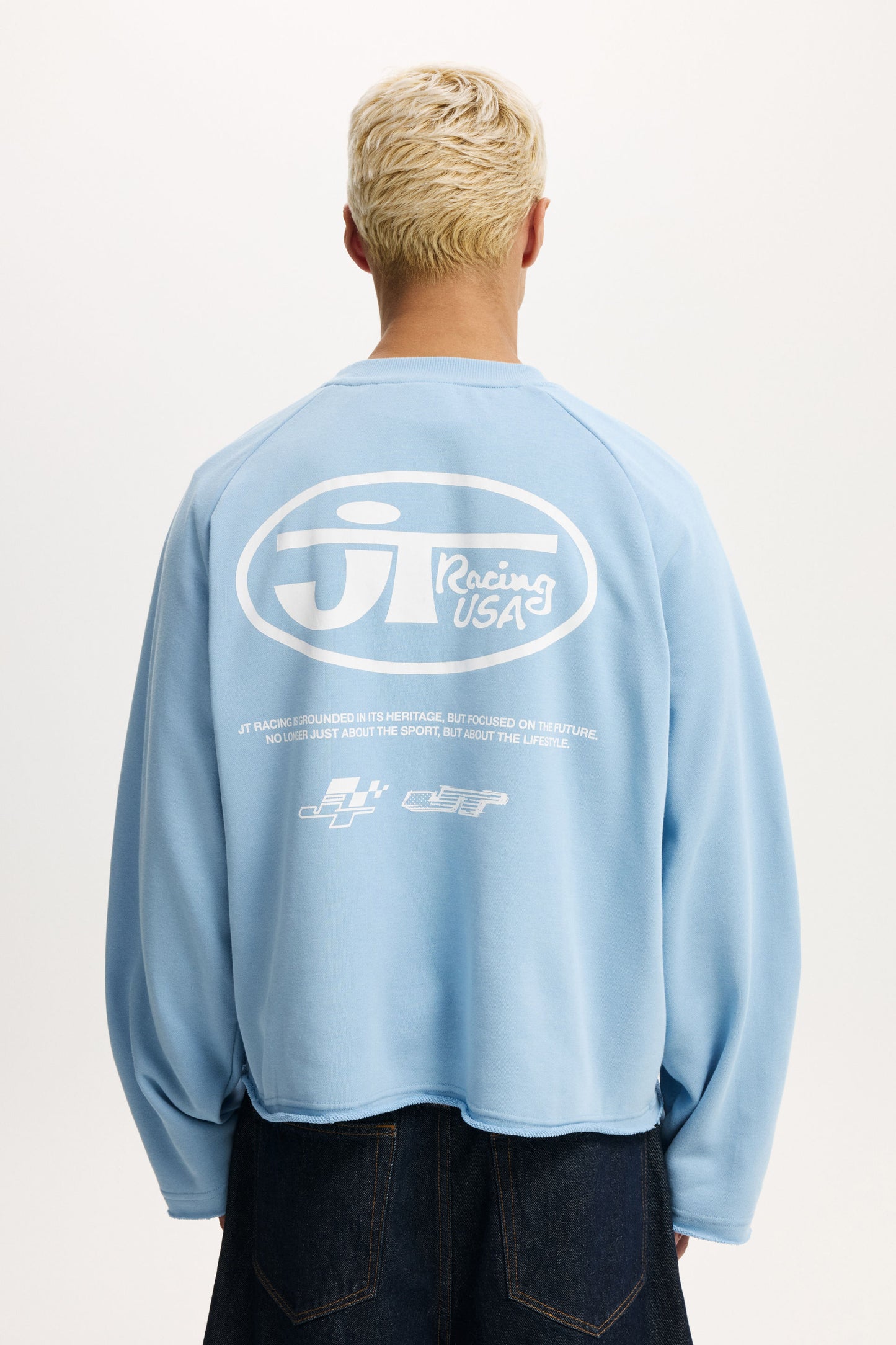 Cropped Honda Jt Racing Crew Fleece