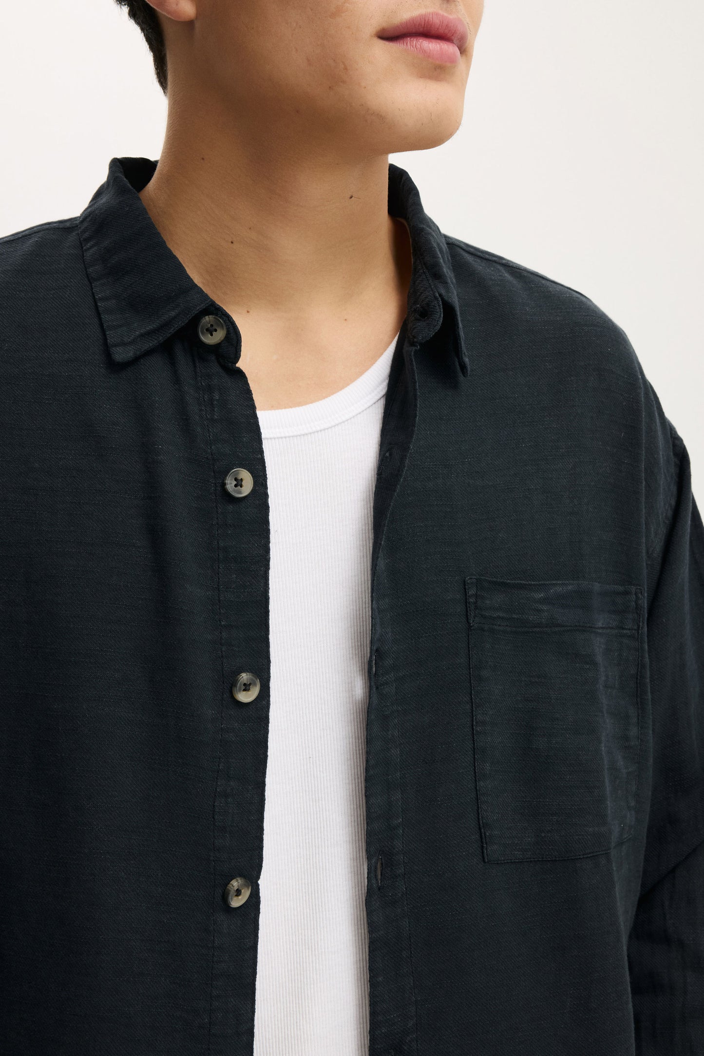 Washed Long Sleeve Shirt