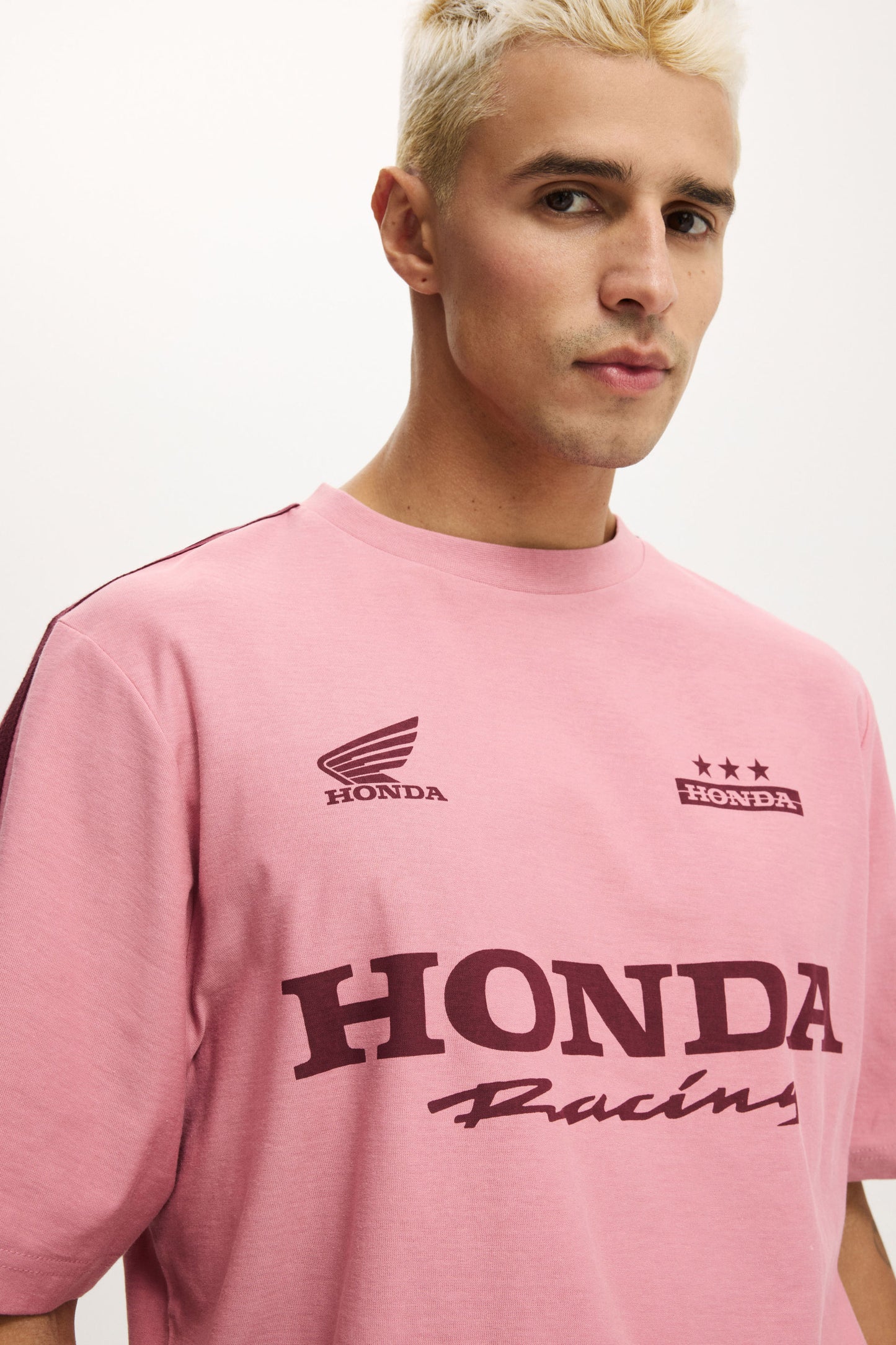Cropped Fit Honda X Jt Racing T-Shirt