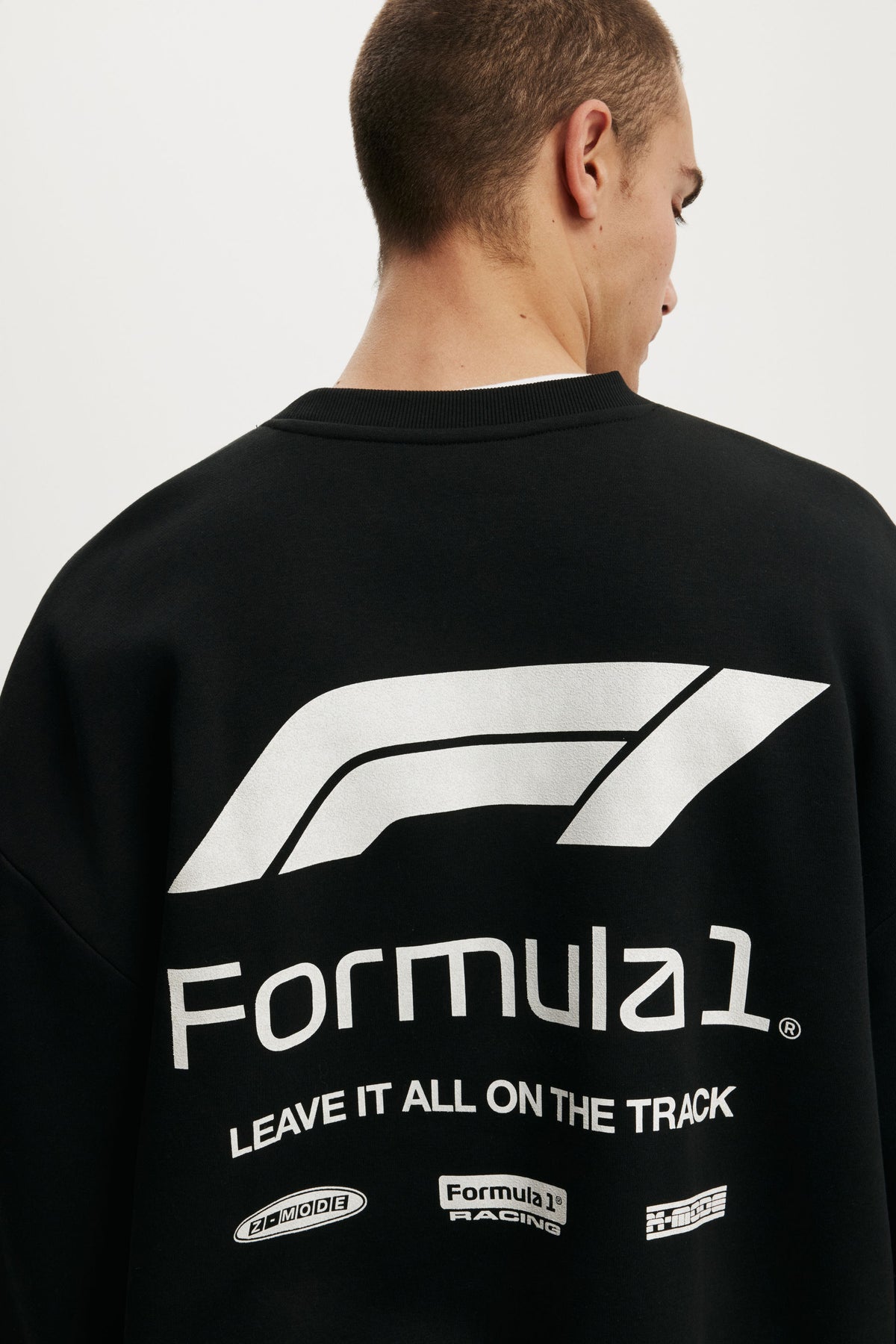 F1 Relaxed Fit Crew Sweater