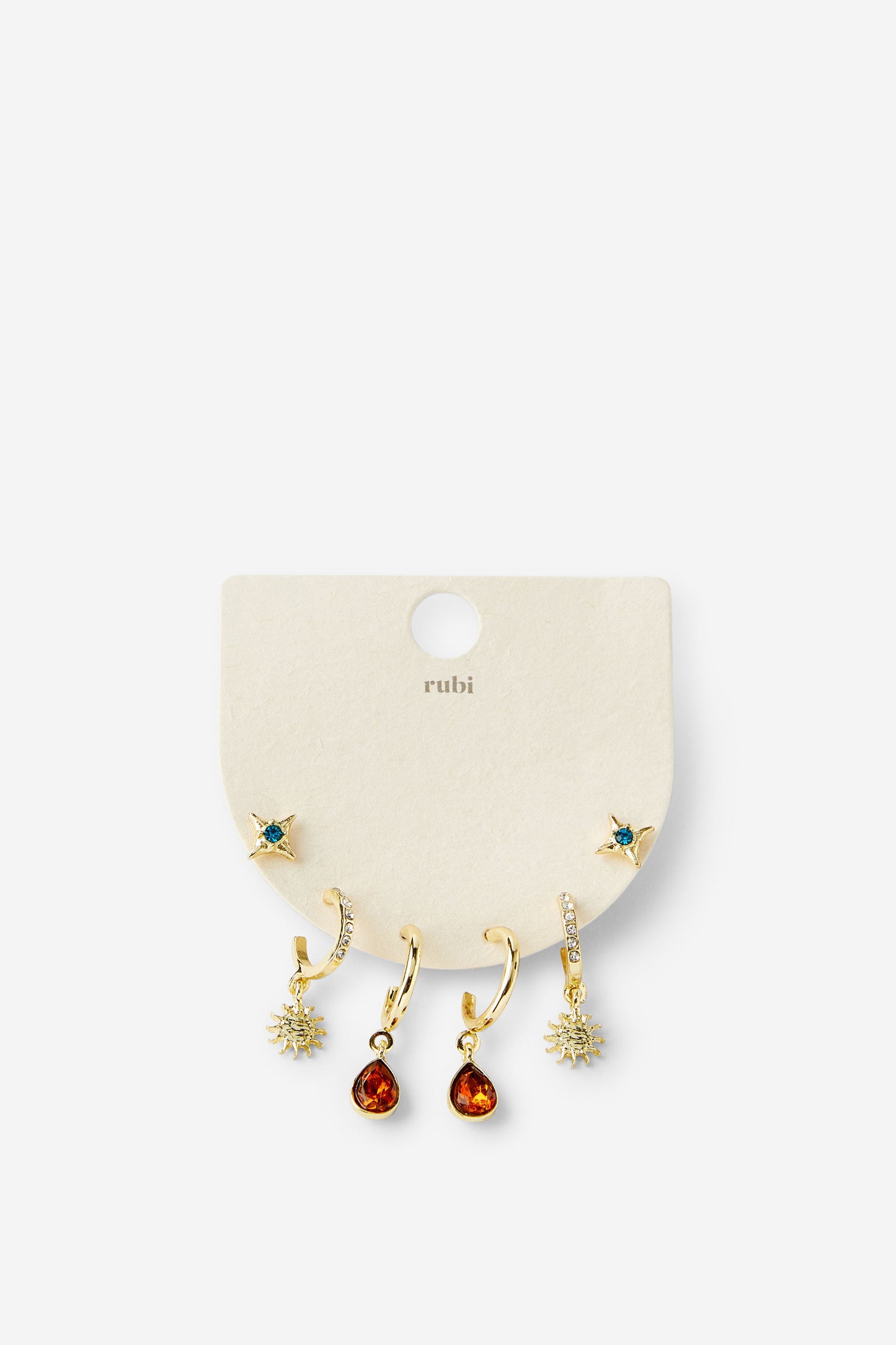 3Pk Mid Earring