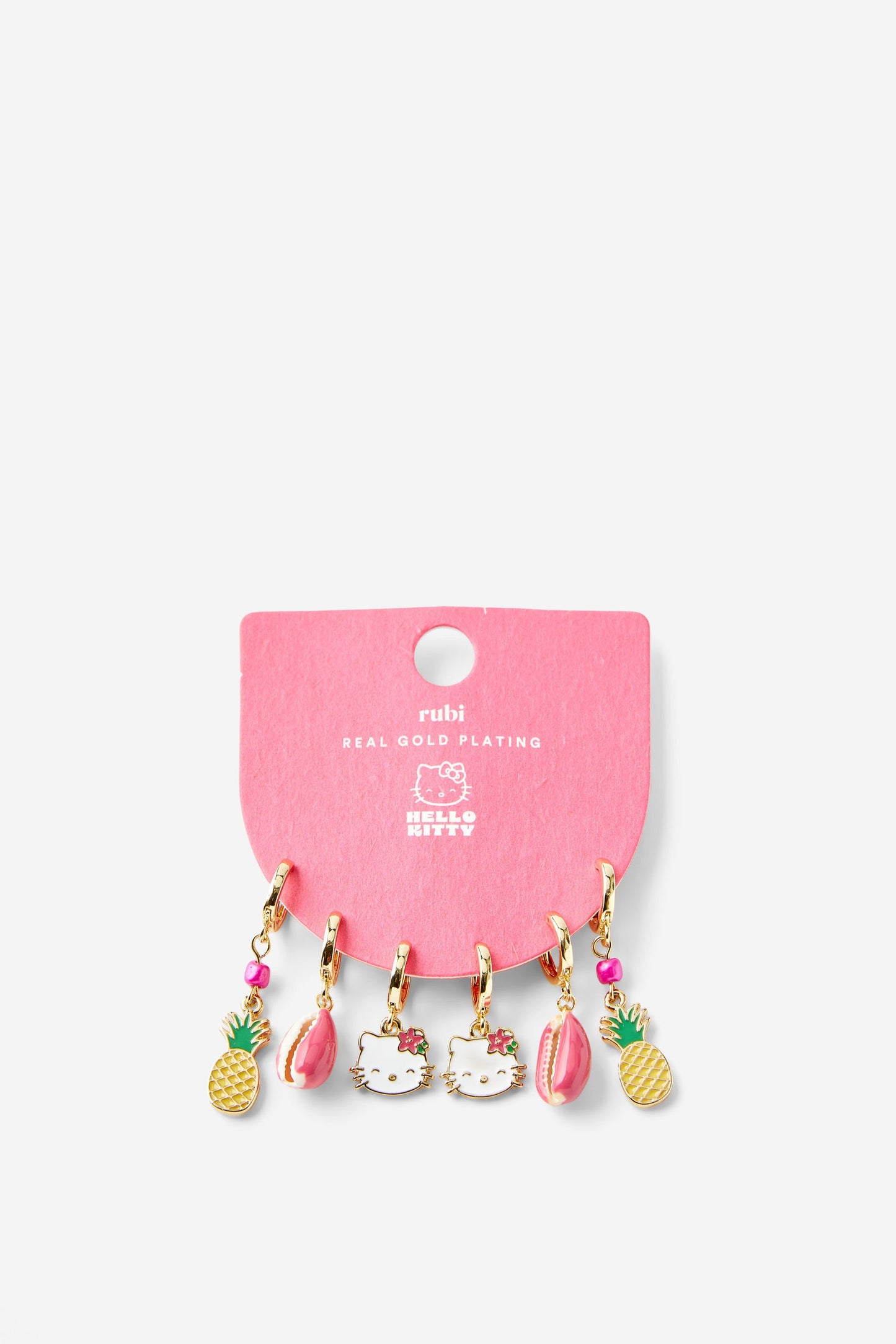 Hello Kitty 3Pk Mid Earring