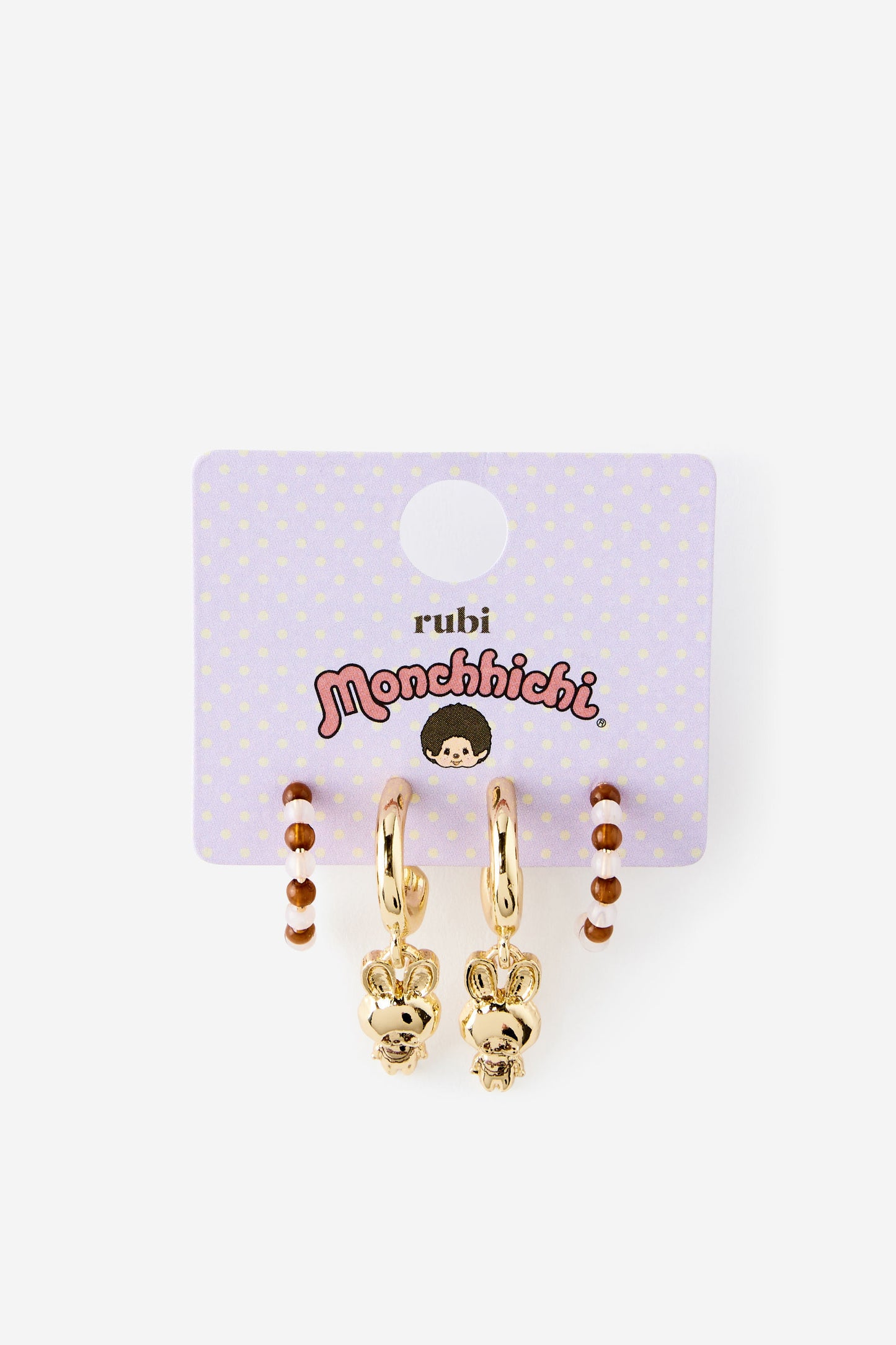 Monchhichi 2Pk Mid Earring