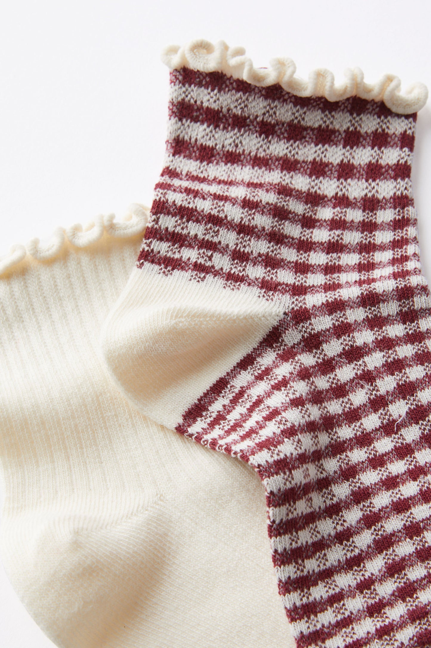 The Perfect Pair Frill Rib Ankle 2Pk