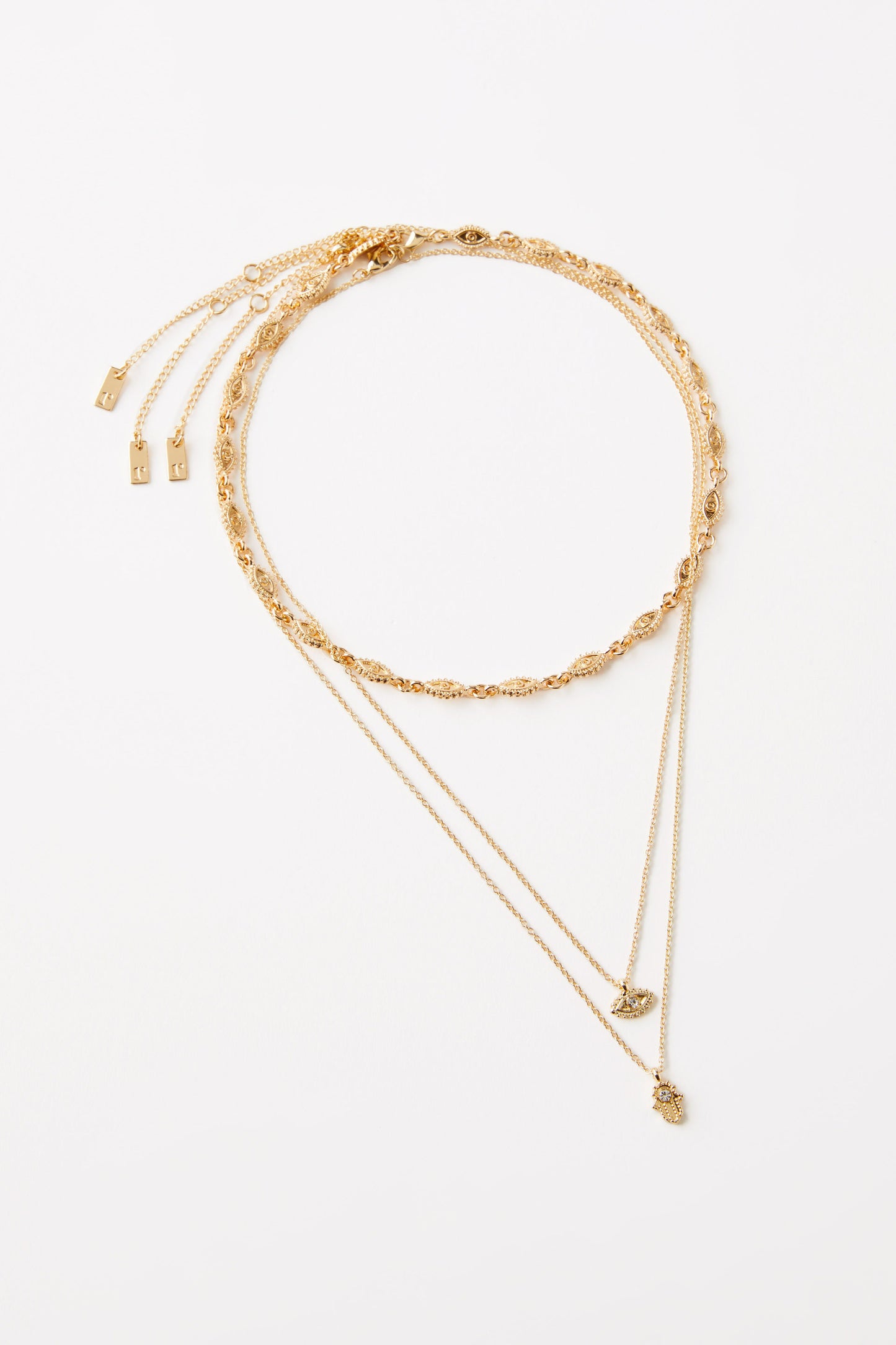 3Pk Pendant Necklace