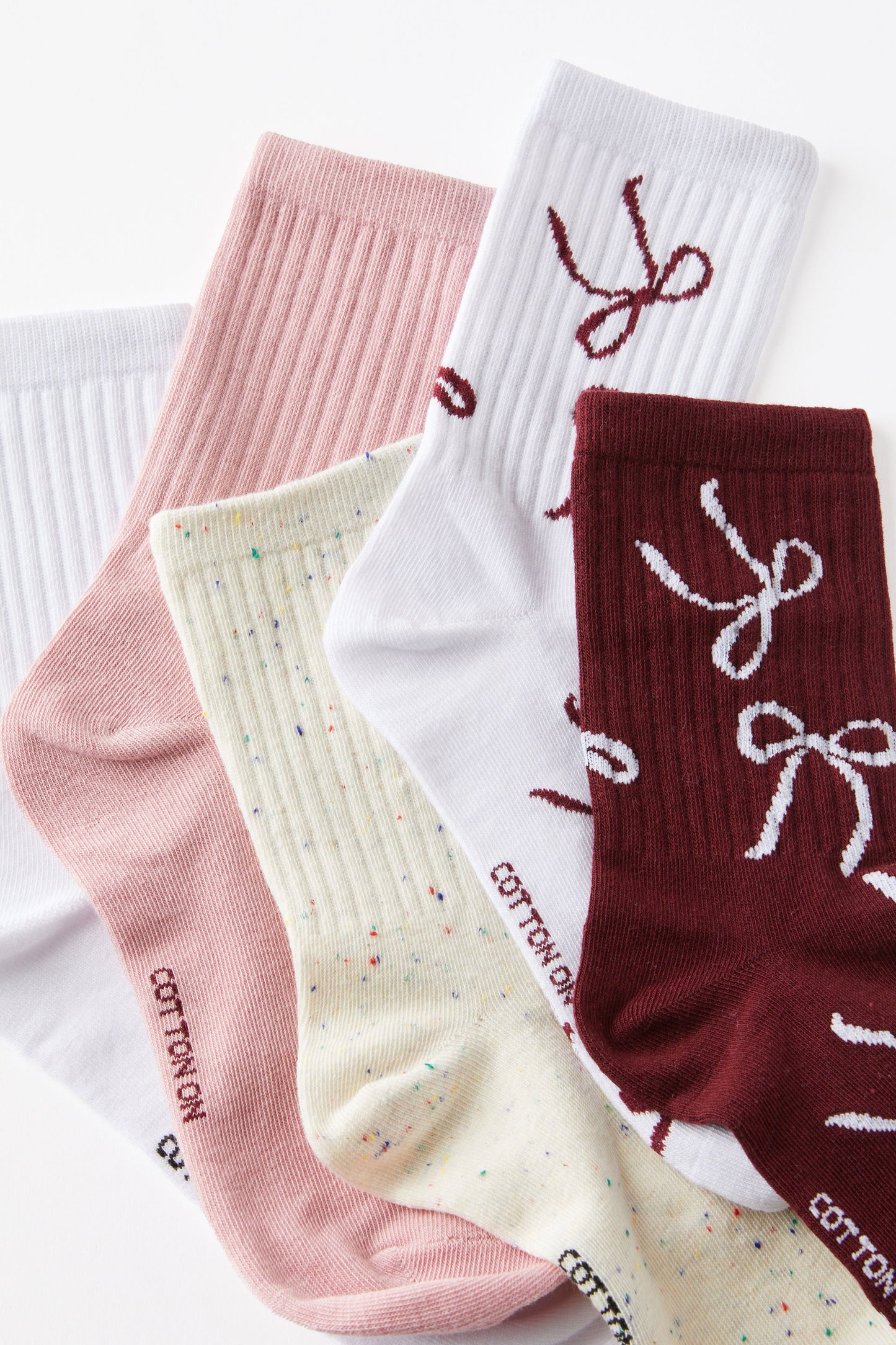 Meias - 5Pk Crew Sock