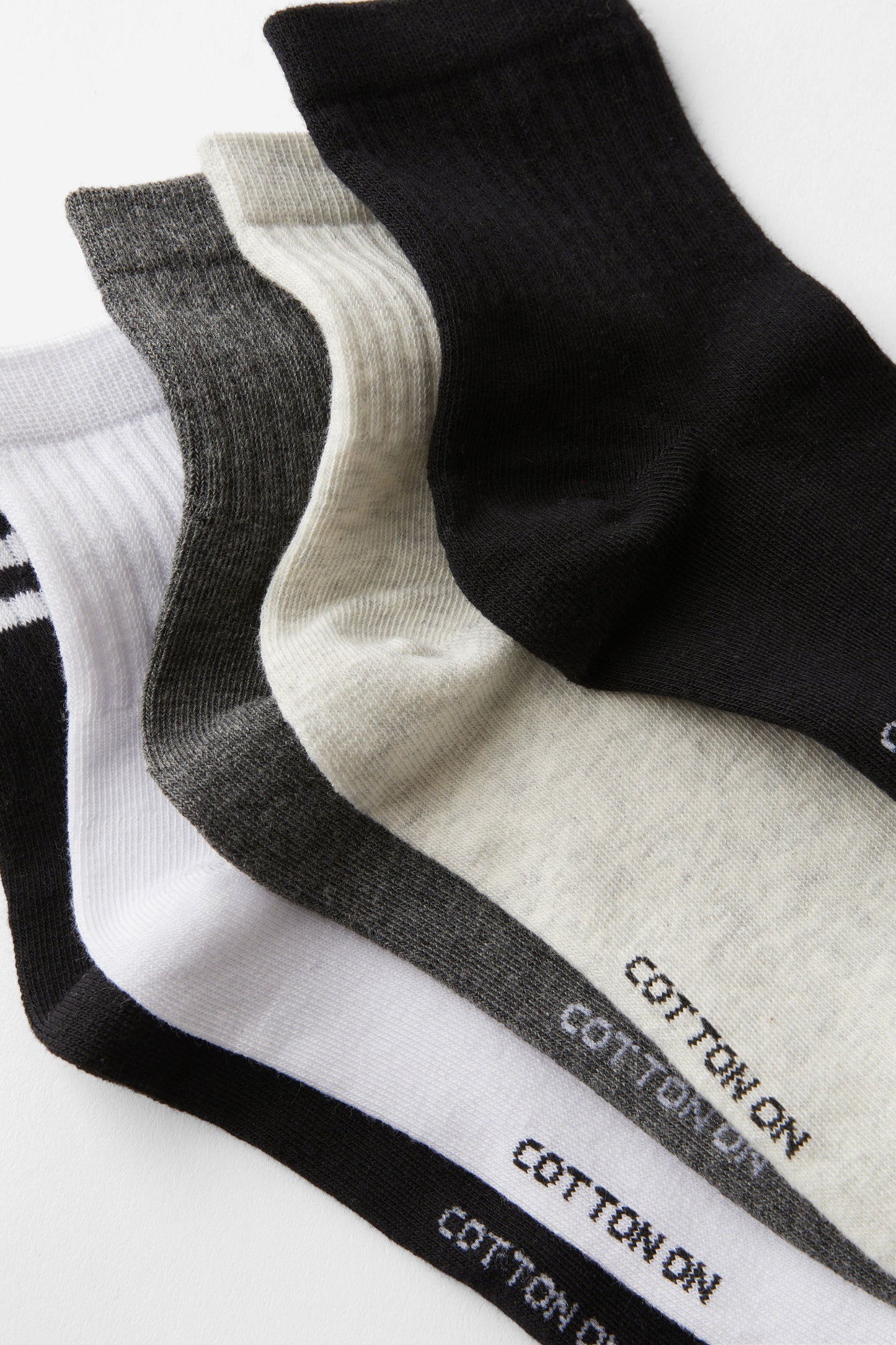 5Pk Quarter Crew Sock