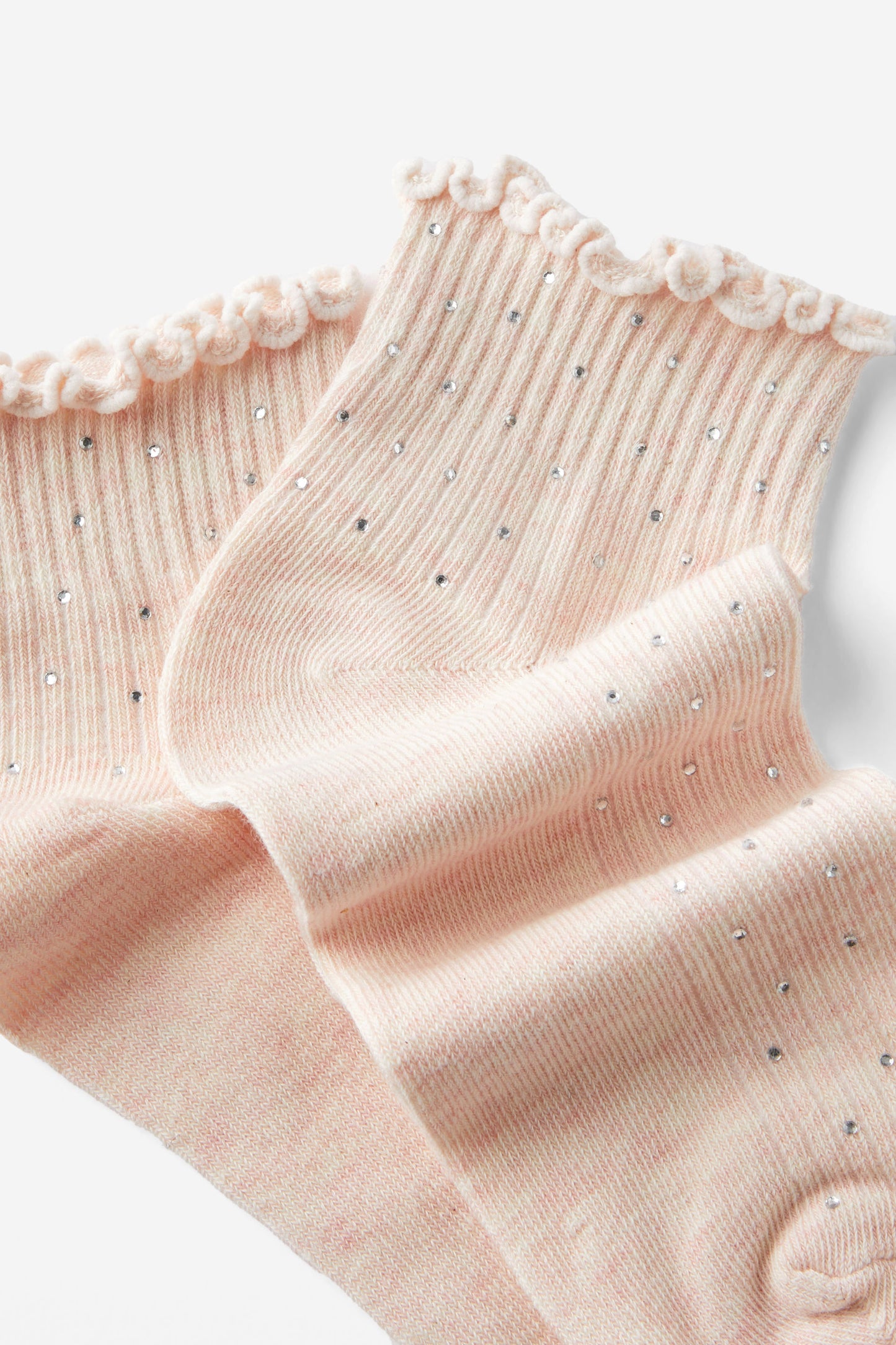 Diamante Frill Ankle Sock