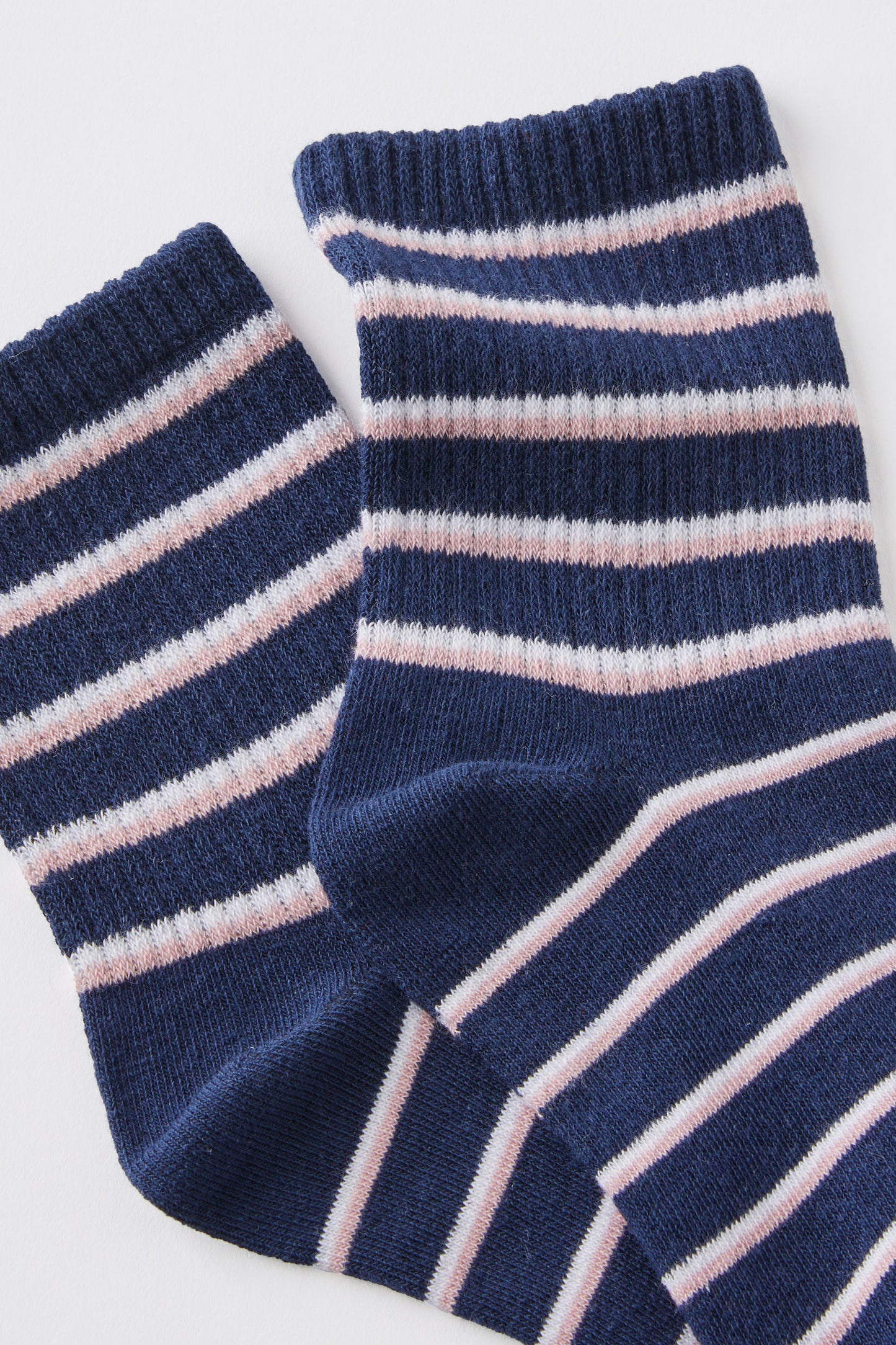 Stripe Mid Crew Sock