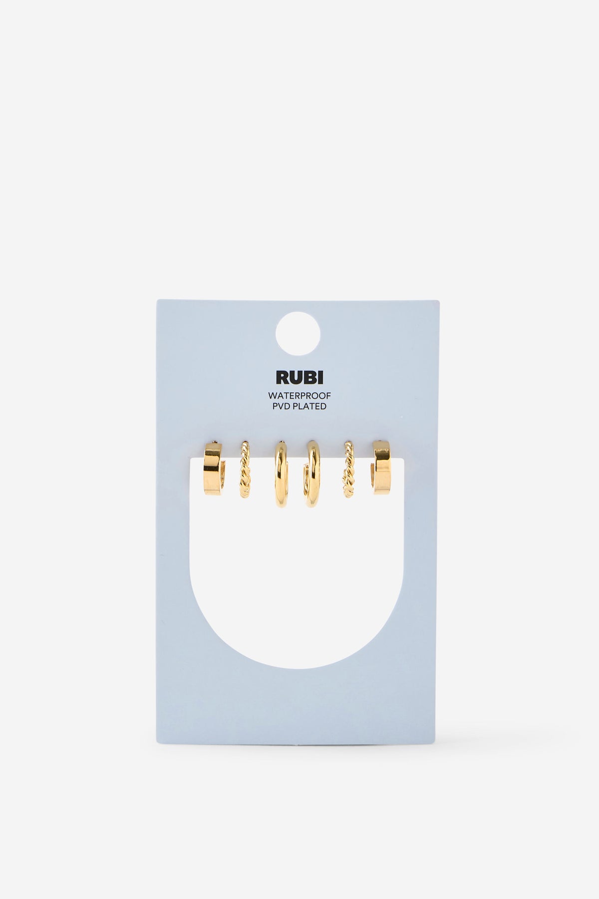 Waterproof 3Pk Mid Earring