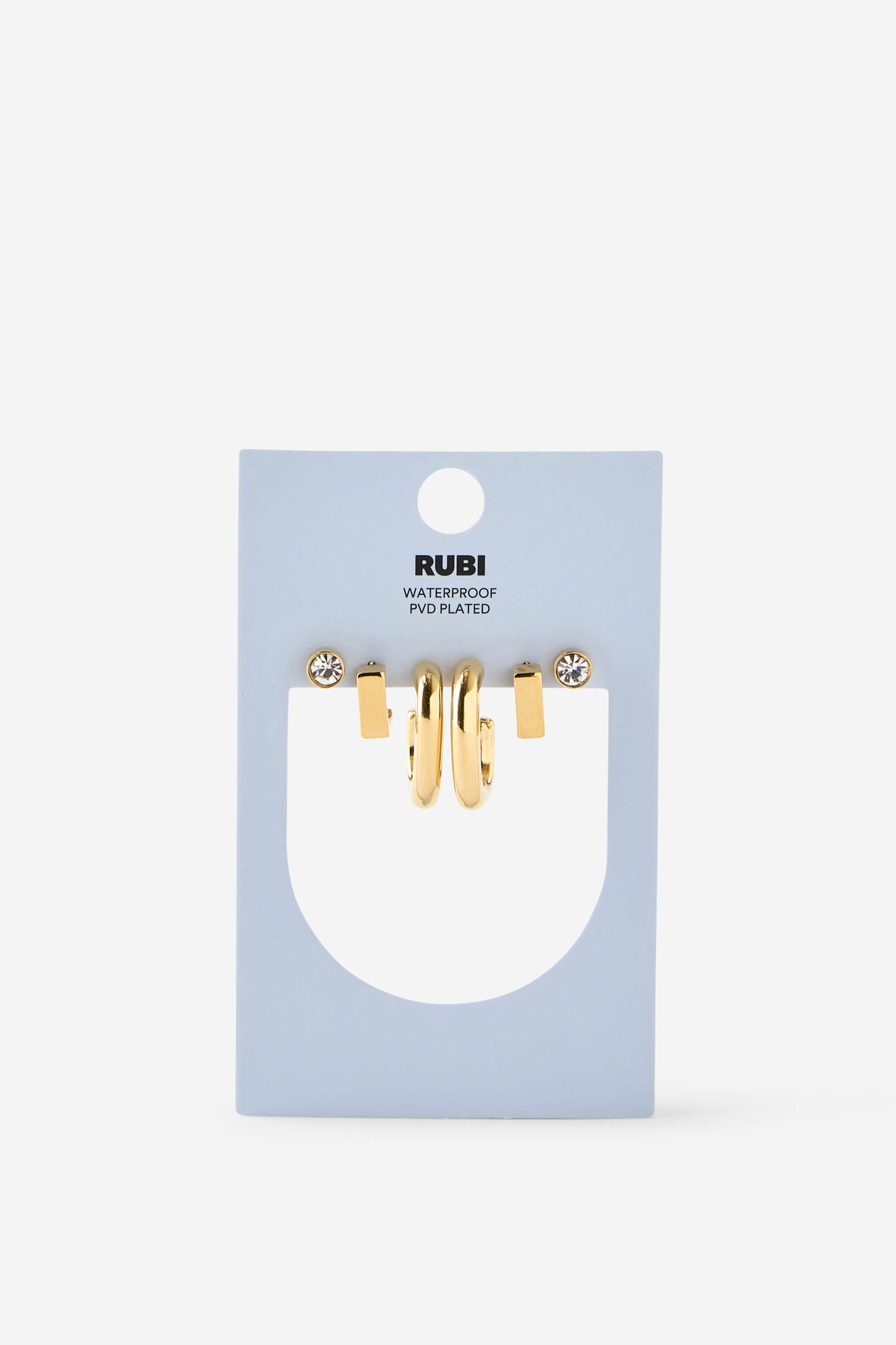 Waterproof 3Pk Mid Earring