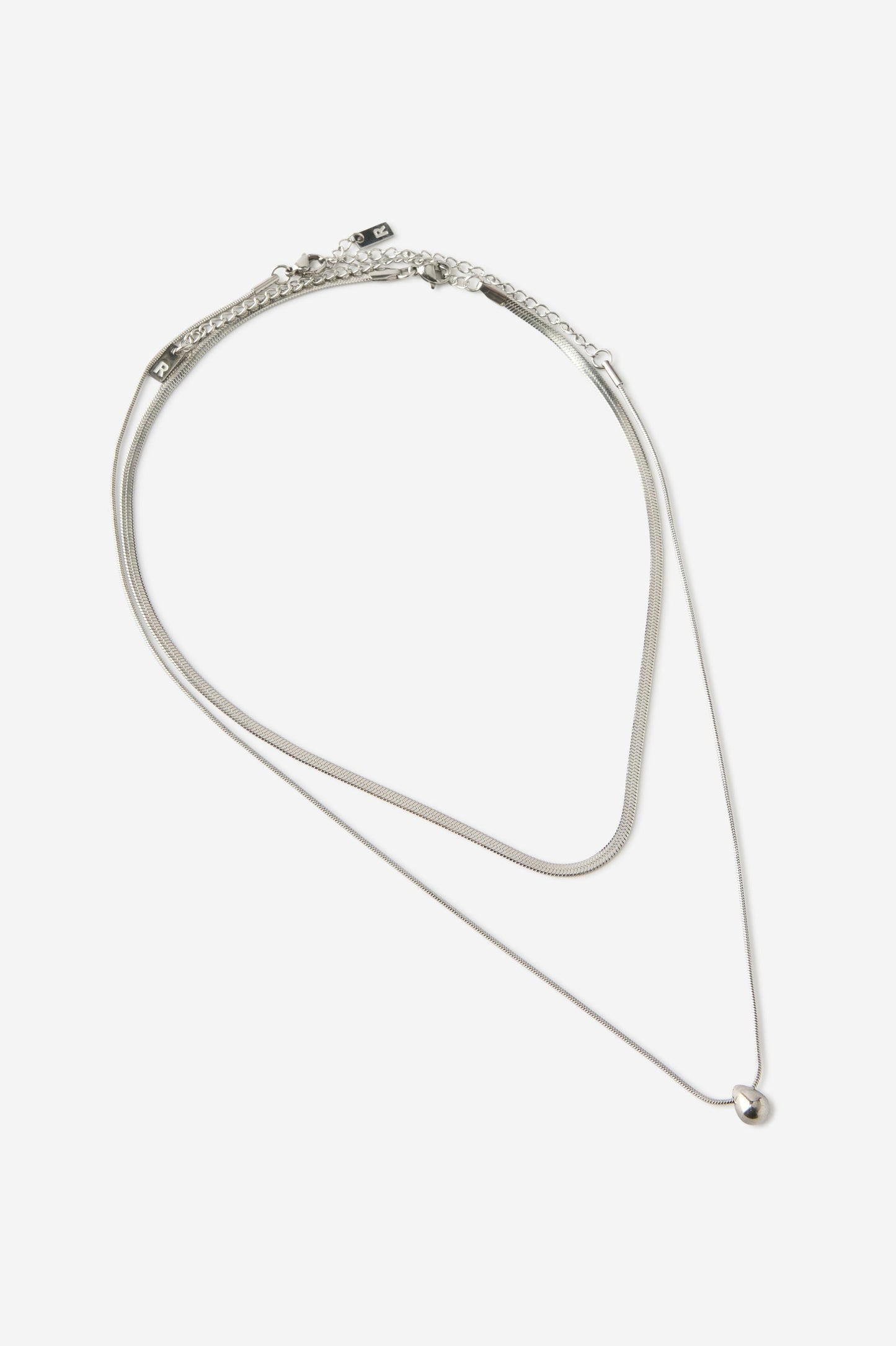 Waterproof 2Pk Pendant Necklace