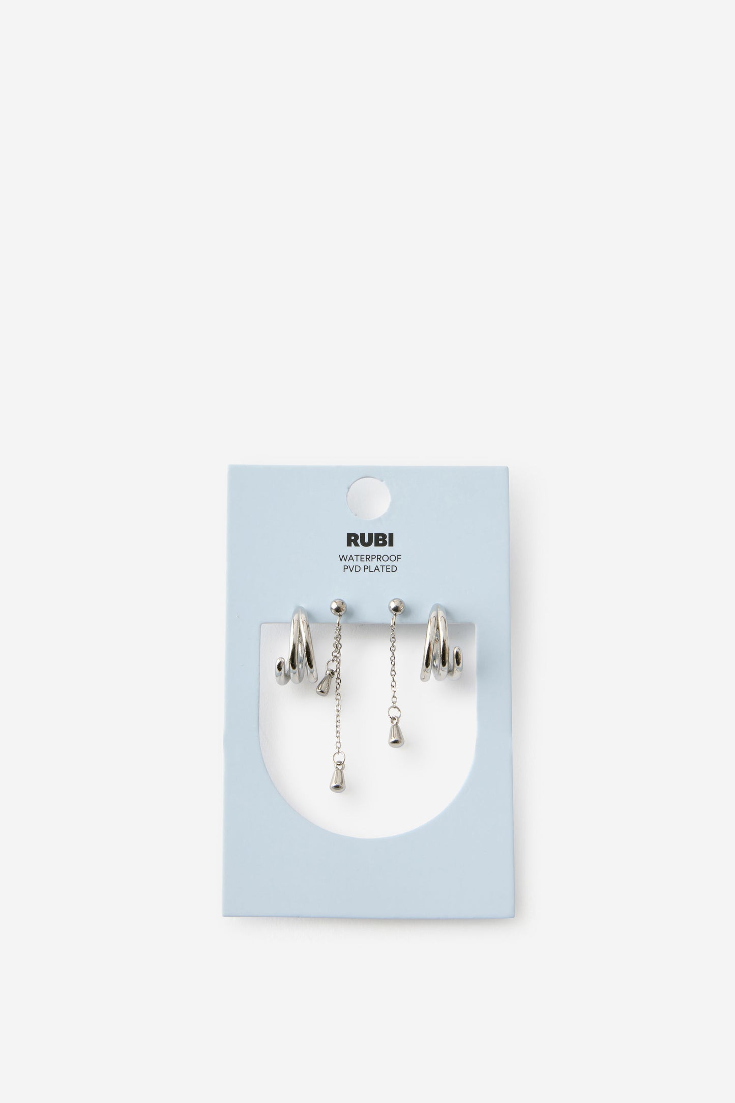 Waterproof 2Pk Mid Earring