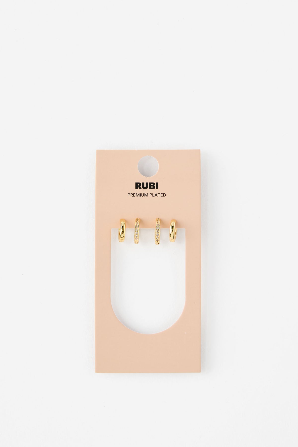 Premium Plated 2Pk Small Earring