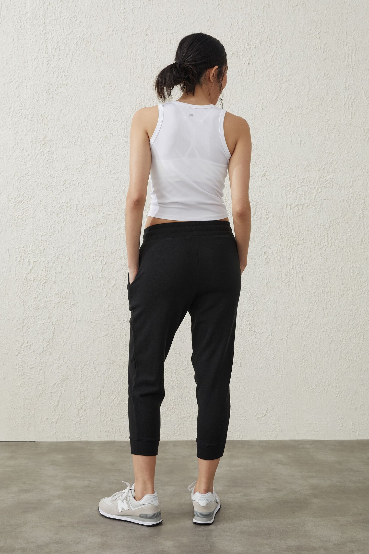 Lifestyle Cropped Gym Trackpant