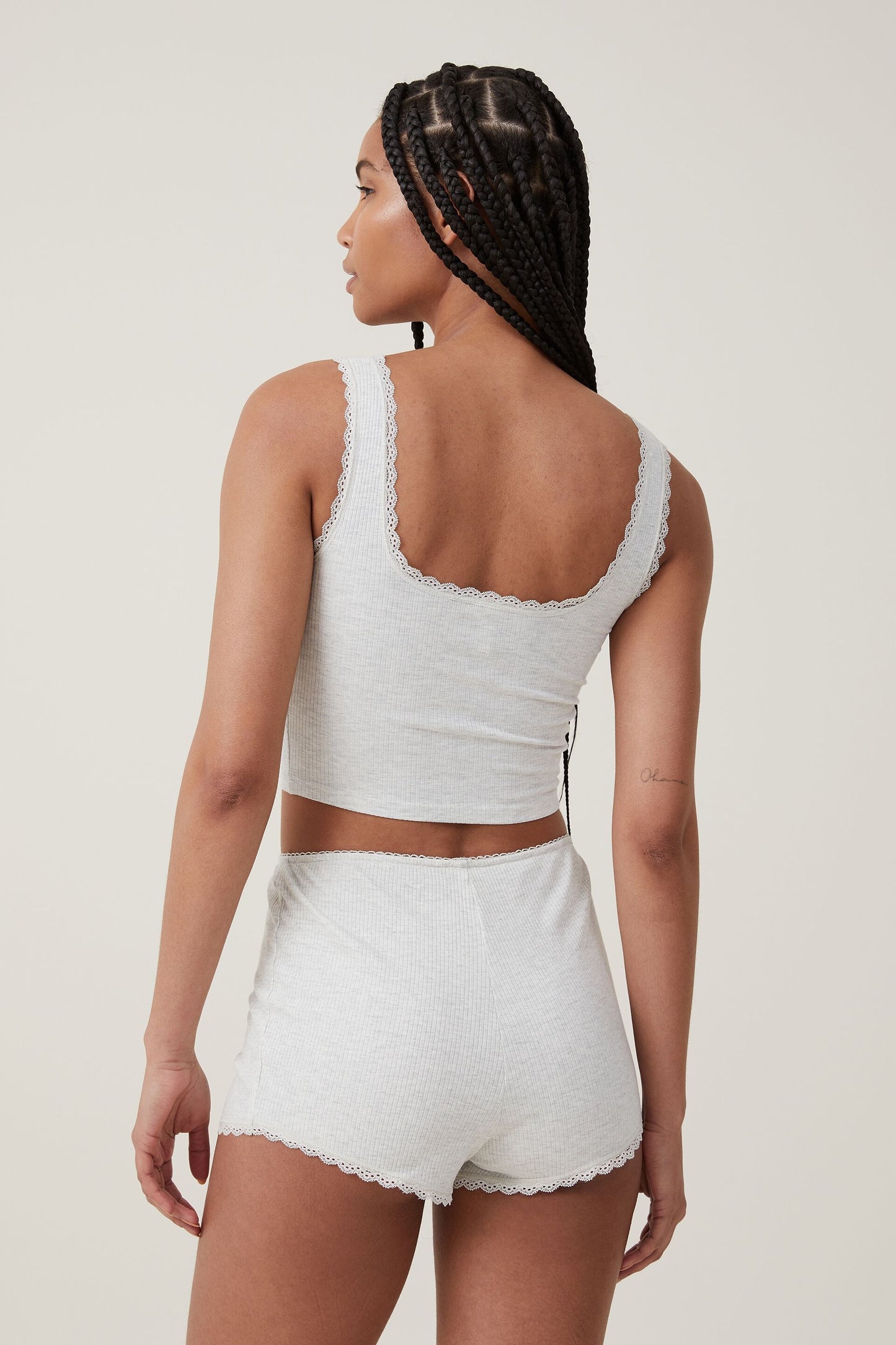 Rib Lace Short
