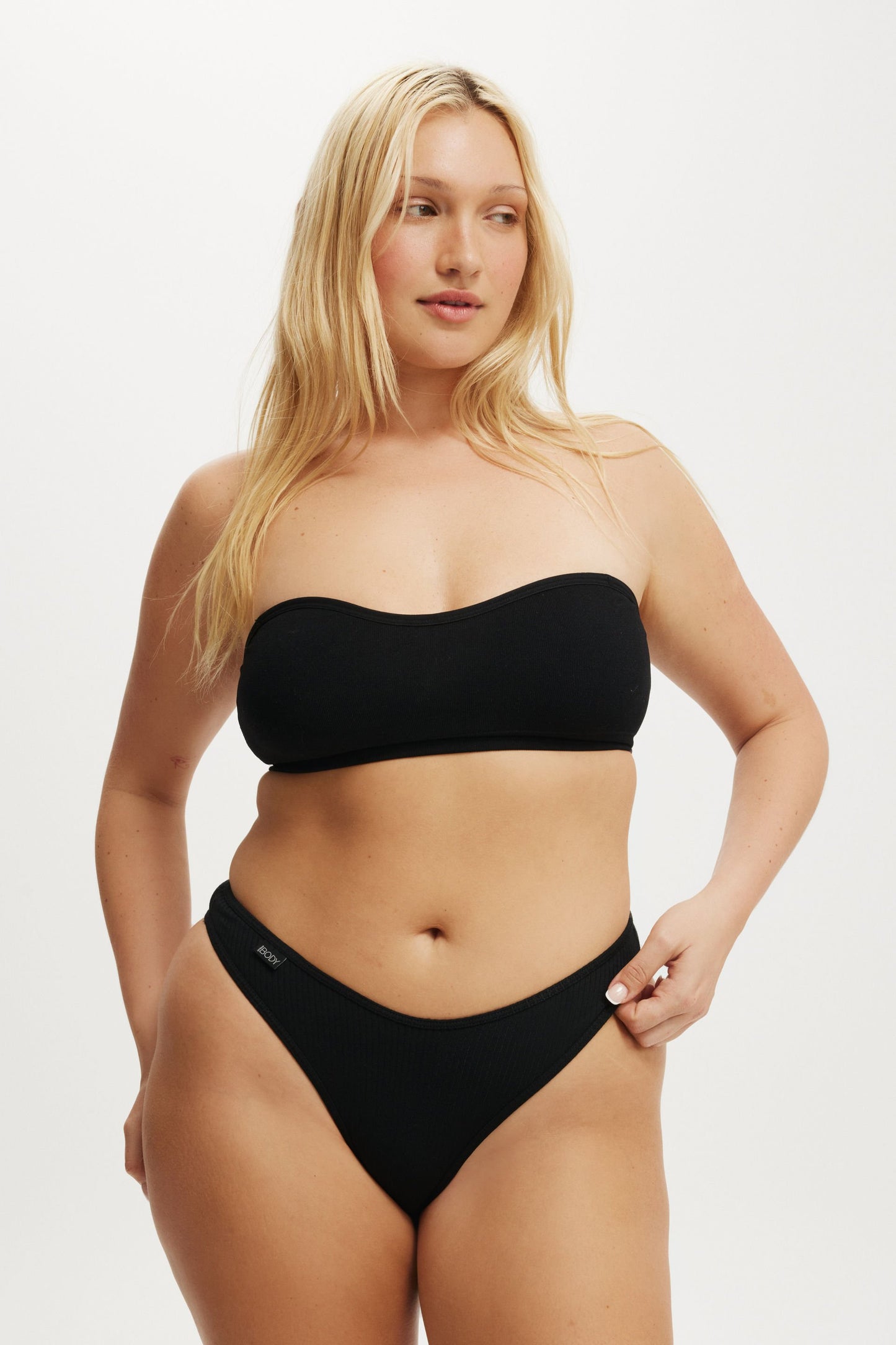 Organic Cotton Rib Cheeky Brief