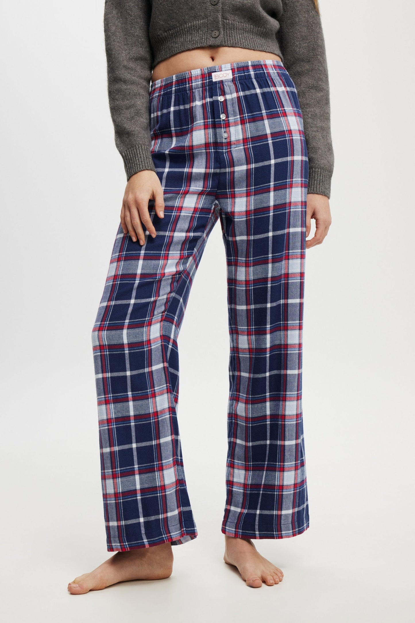 Flannel Boyfriend Boxer Pant