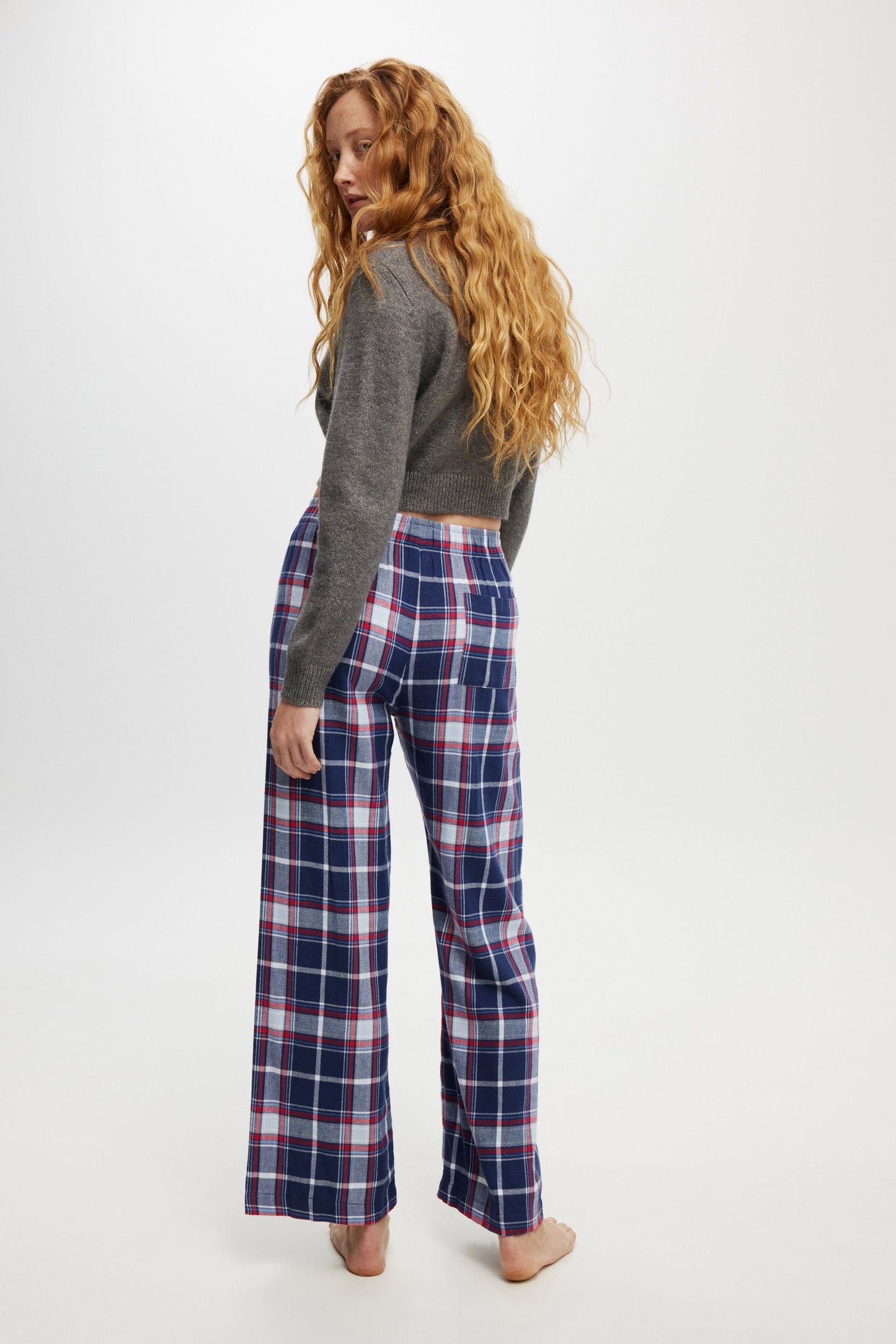 Flannel Boyfriend Boxer Pant