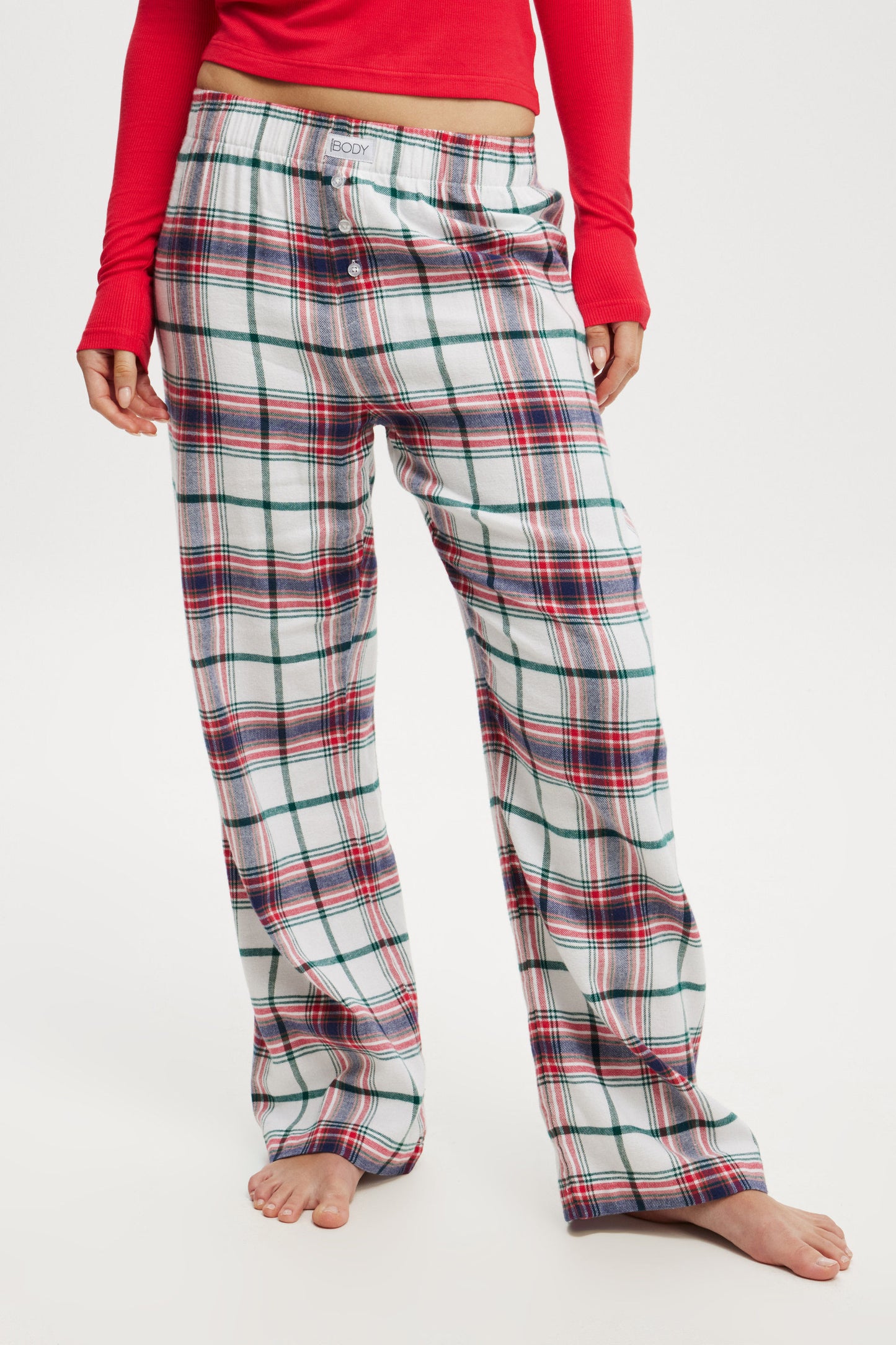Flannel Boyfriend Boxer Pant