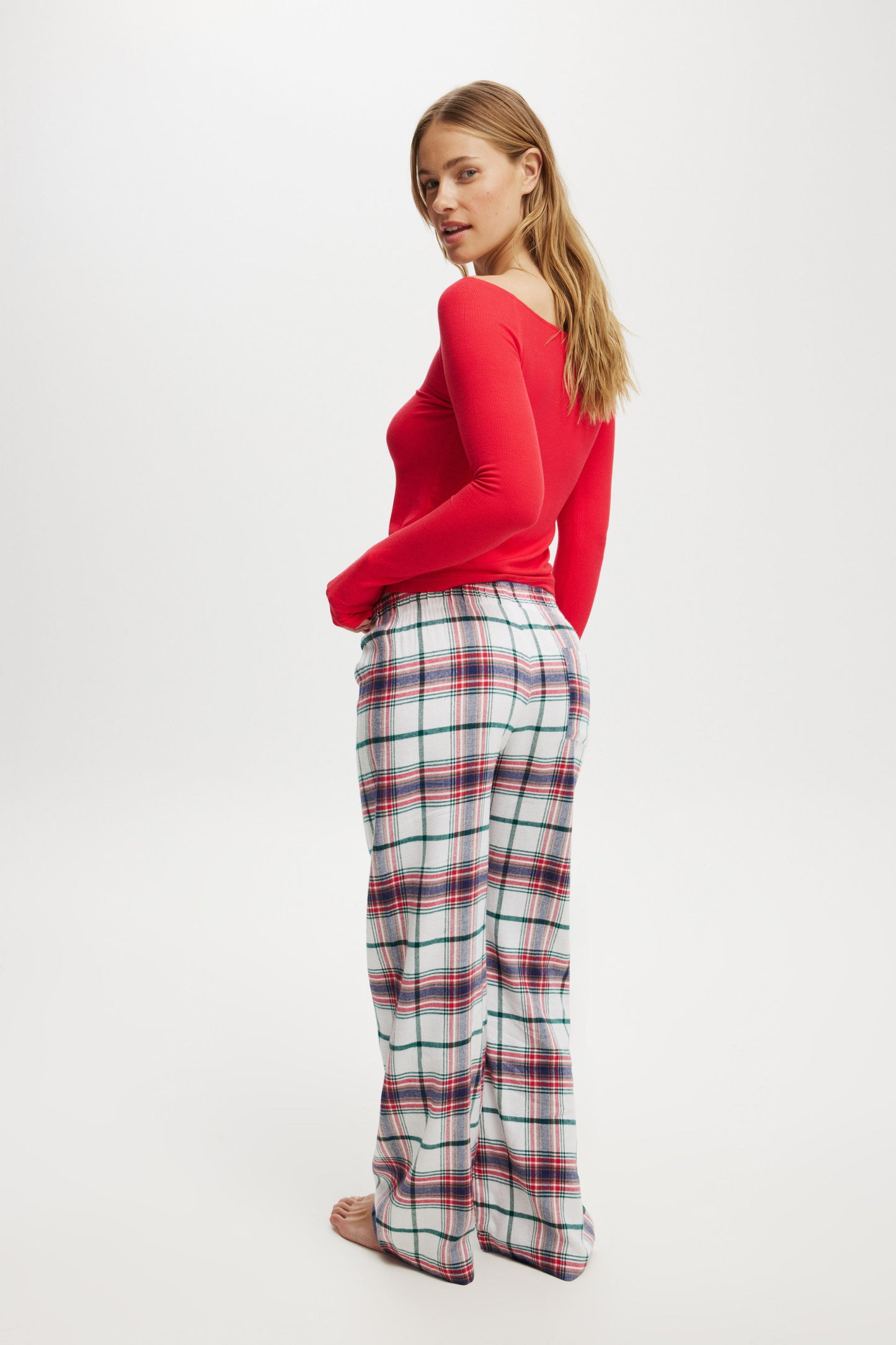 Flannel Boyfriend Boxer Pant