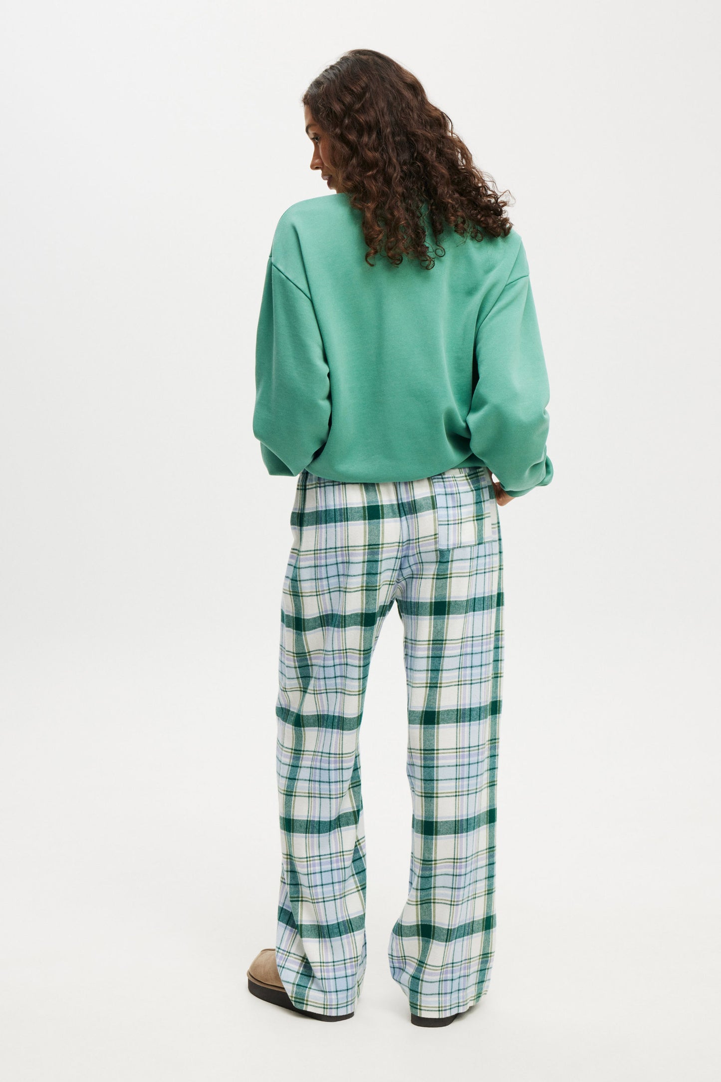 Flannel Boyfriend Boxer Pant