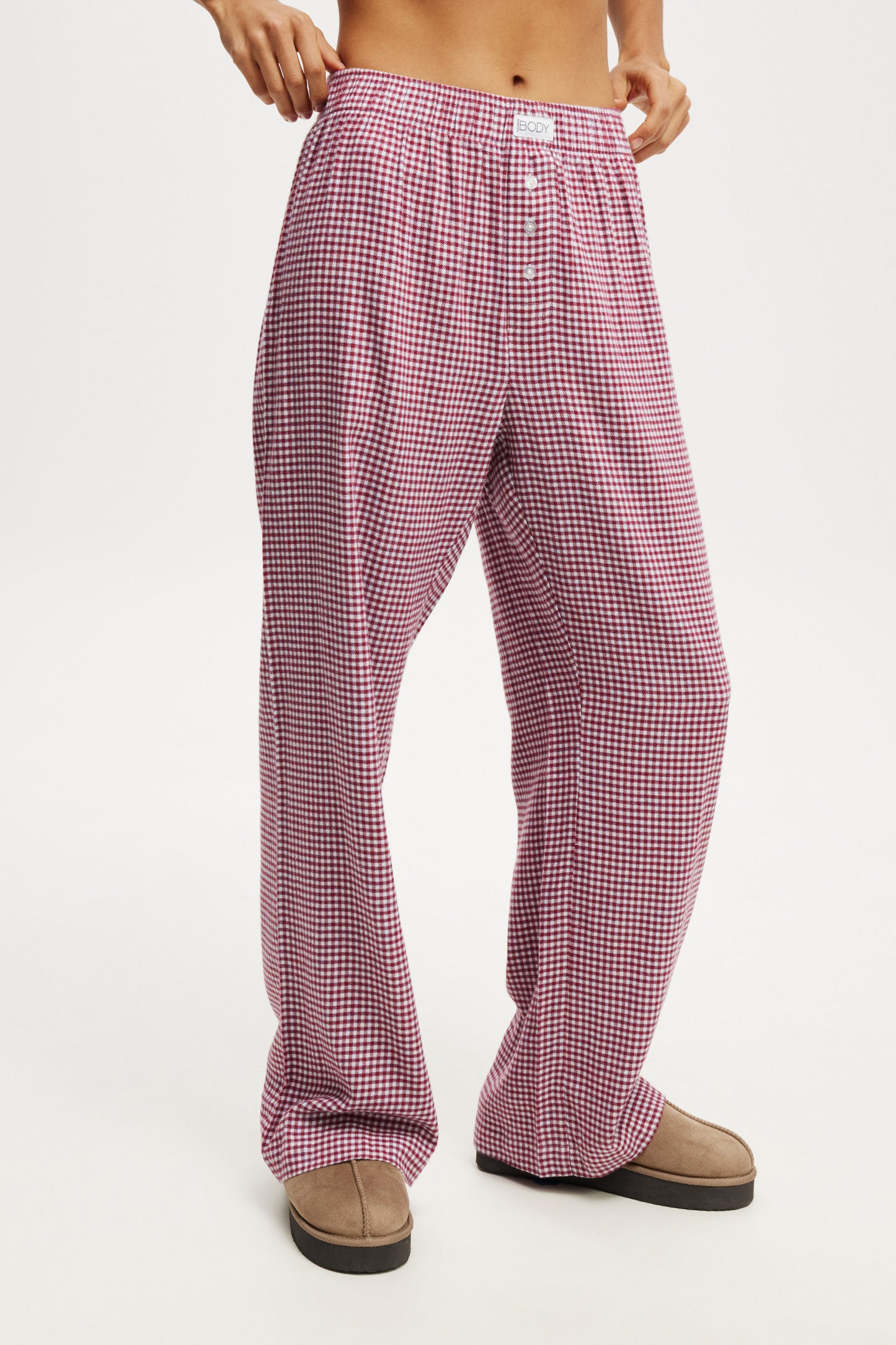 Flannel Boyfriend Boxer Pant
