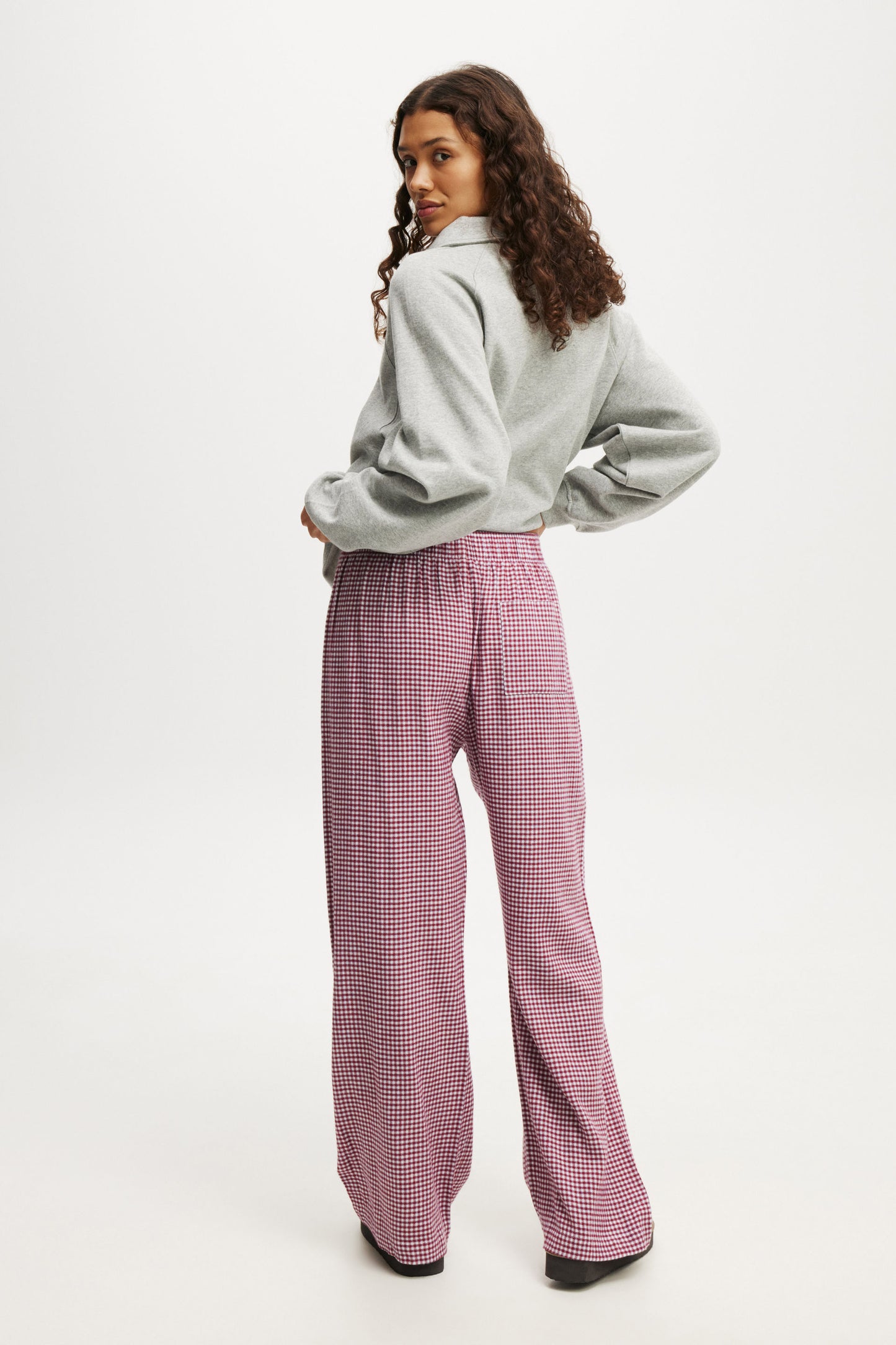 Flannel Boyfriend Boxer Pant