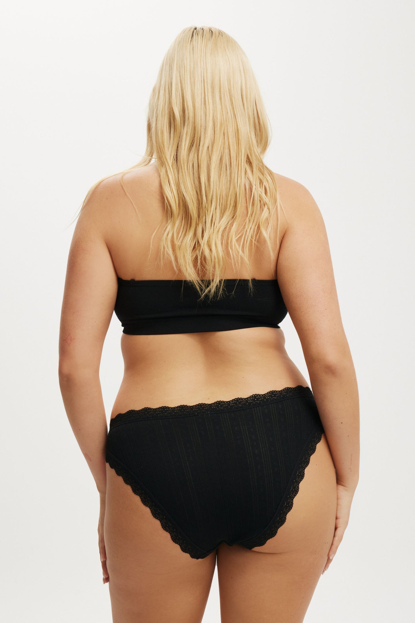Organic Cotton Lace Bikini Brief