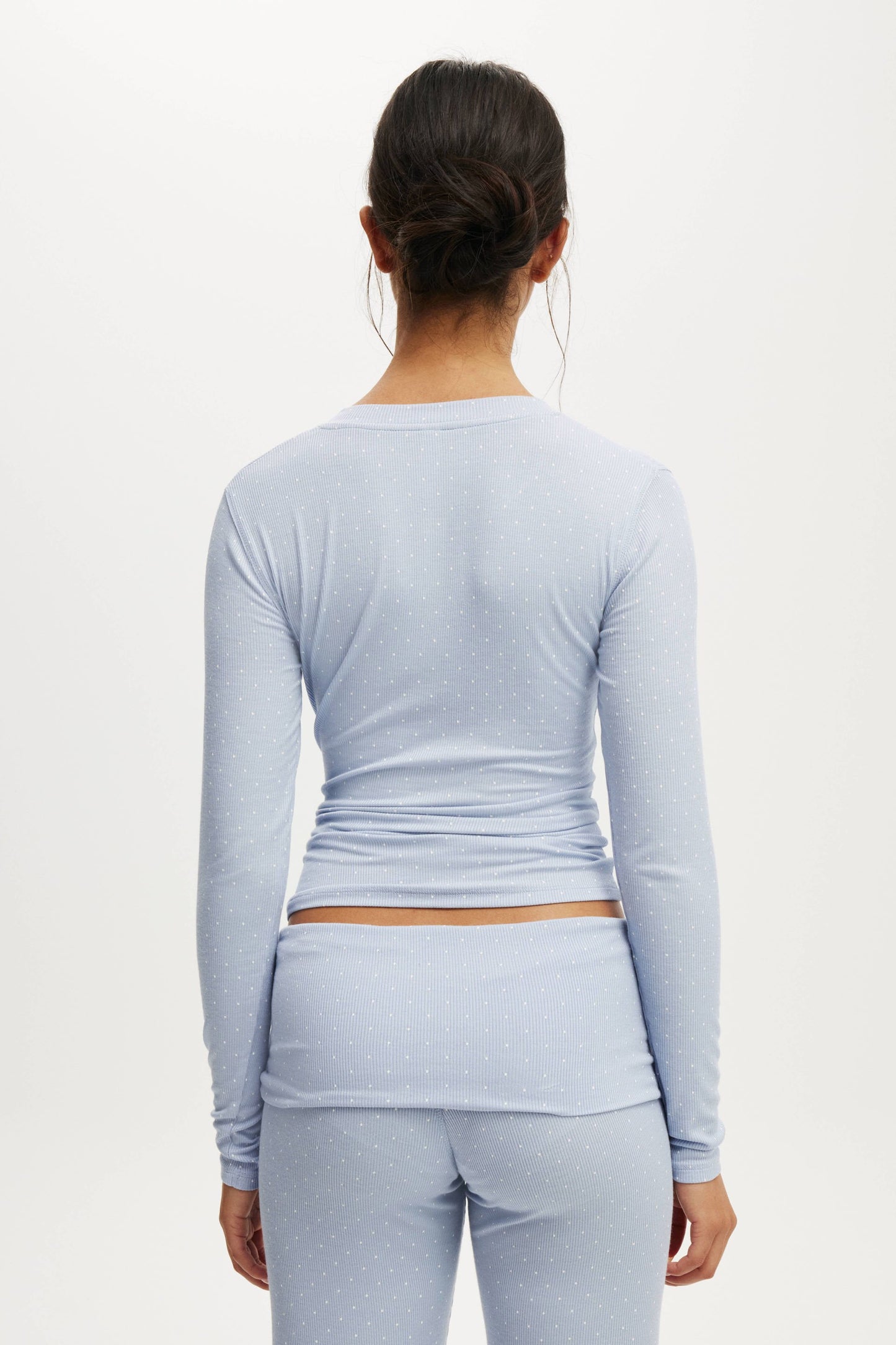 Airy Soft Henley Long Sleeve