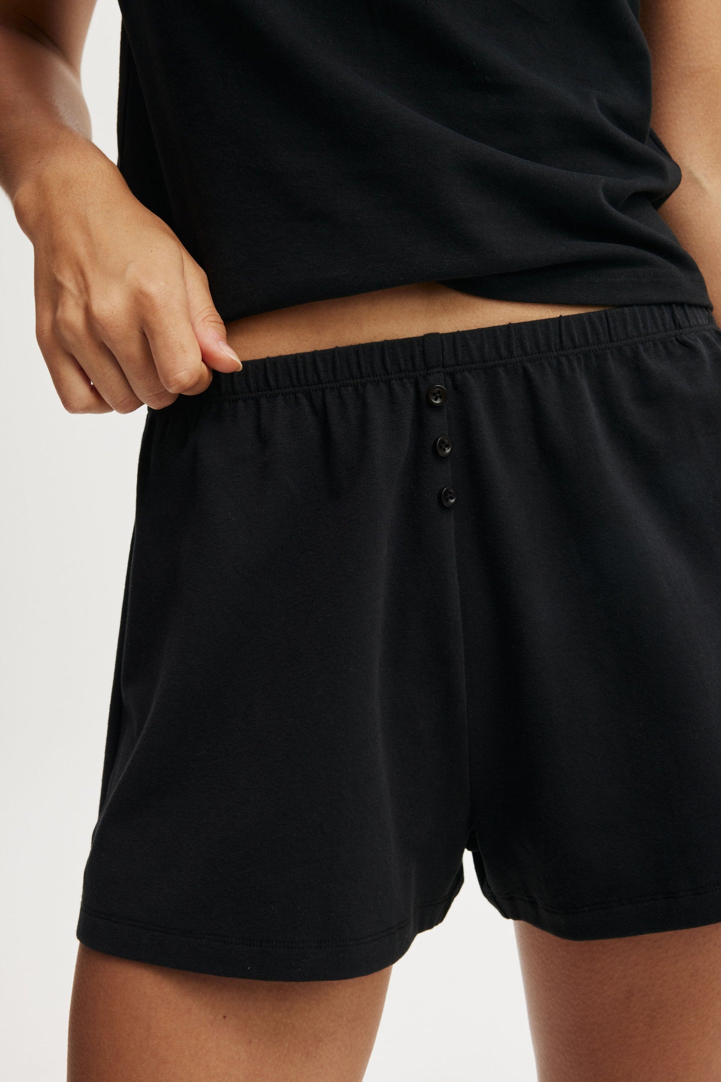Peached Jersey Short