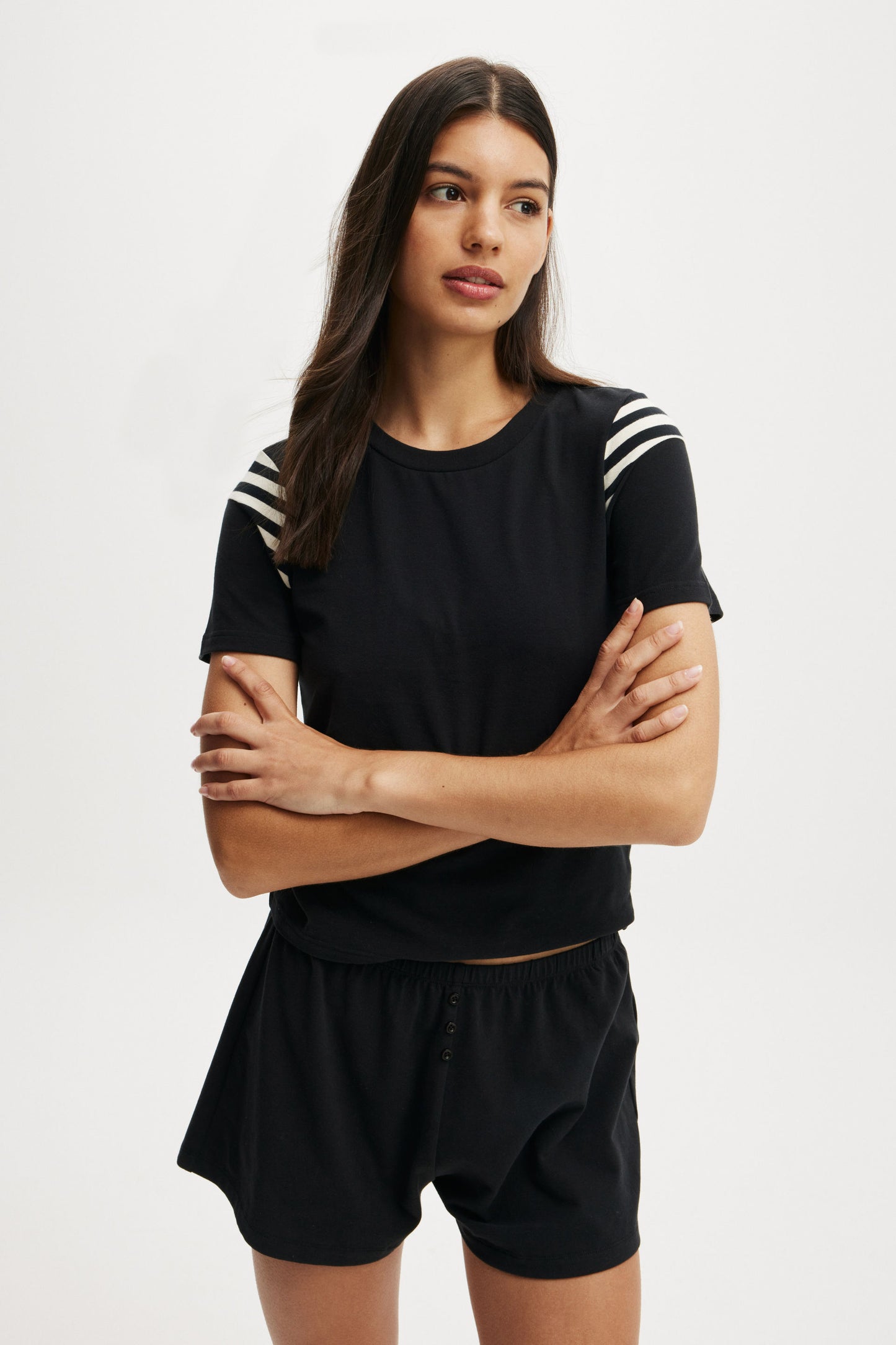 Peached Jersey Short