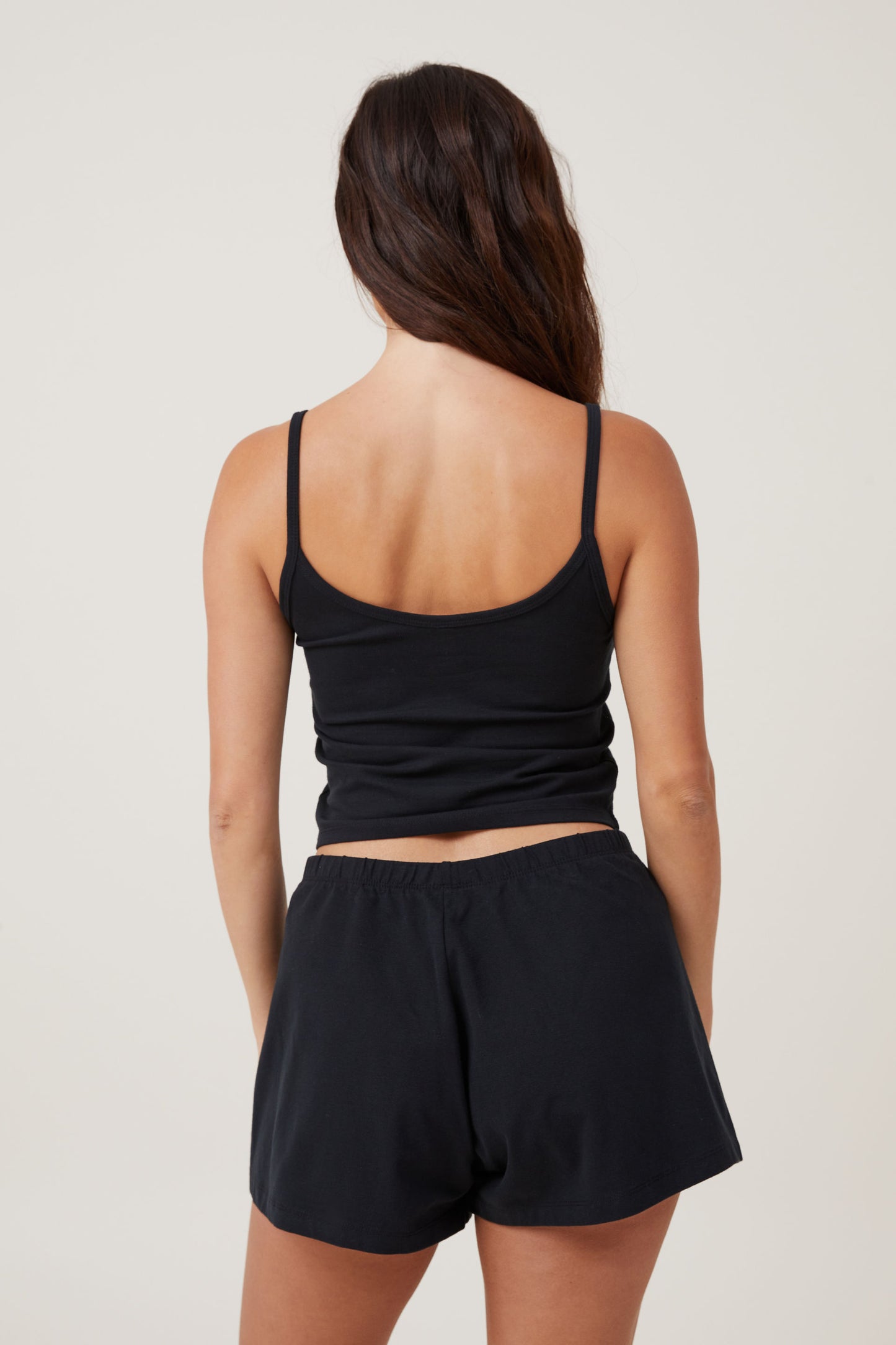 Peached Jersey Henley Cami