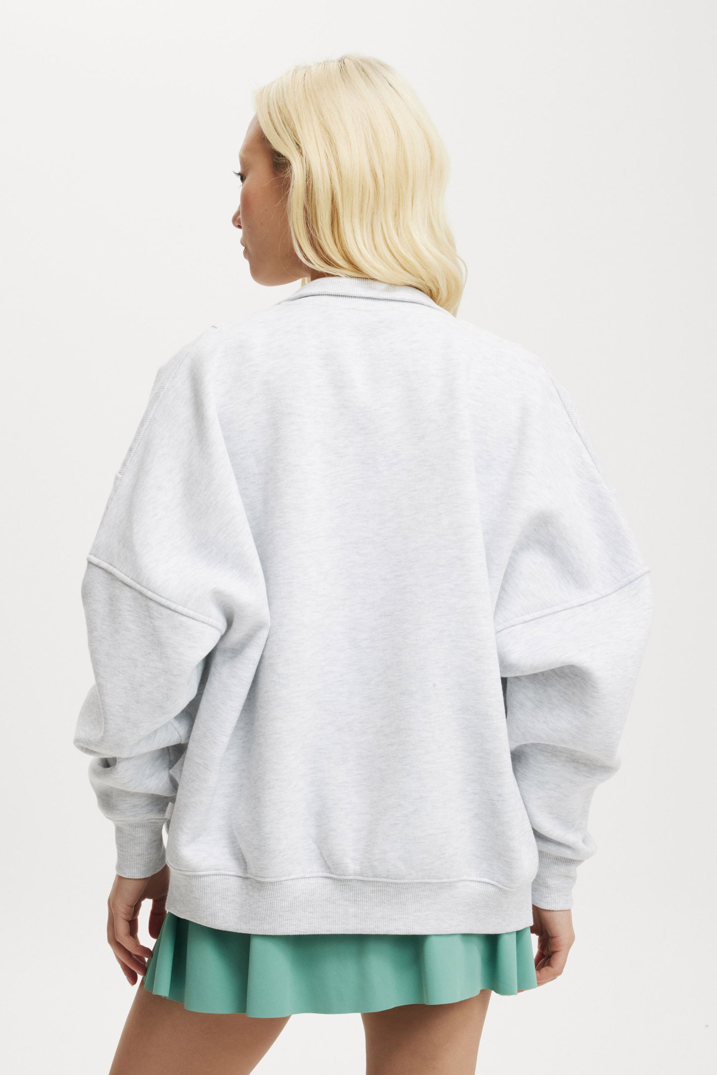 Plush Rib Zip Through Longsleeve