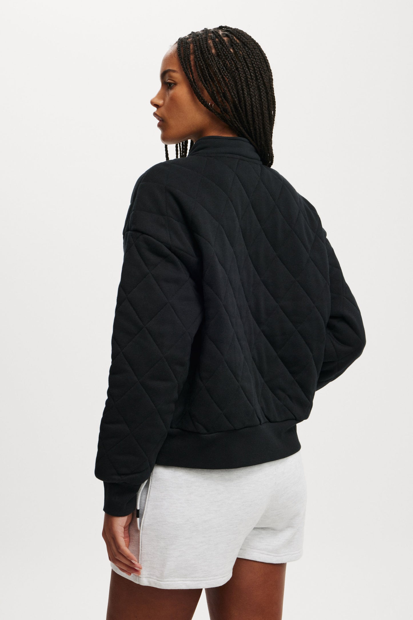 Active Quilted Zip Through