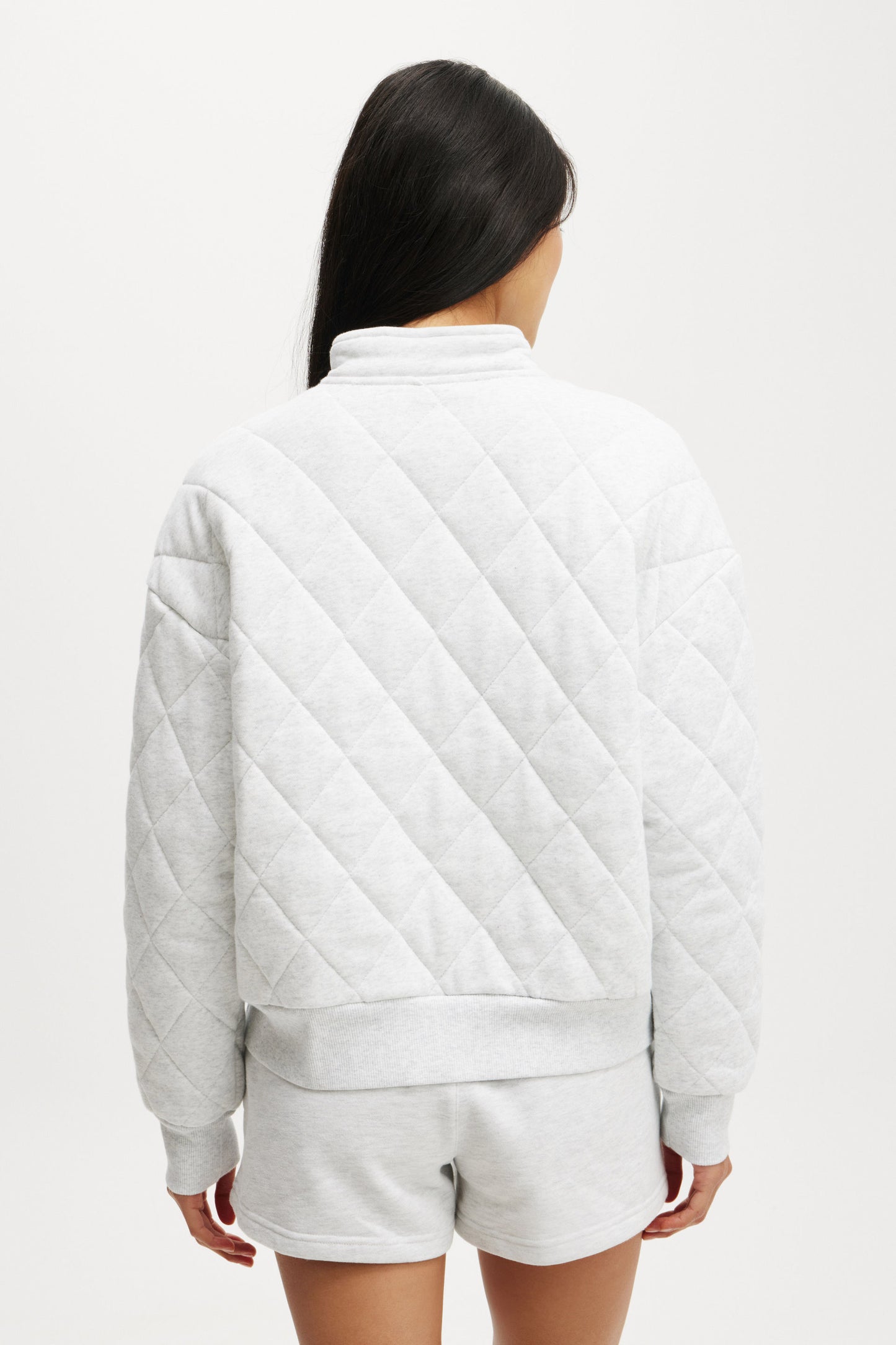 Active Quilted Zip Through