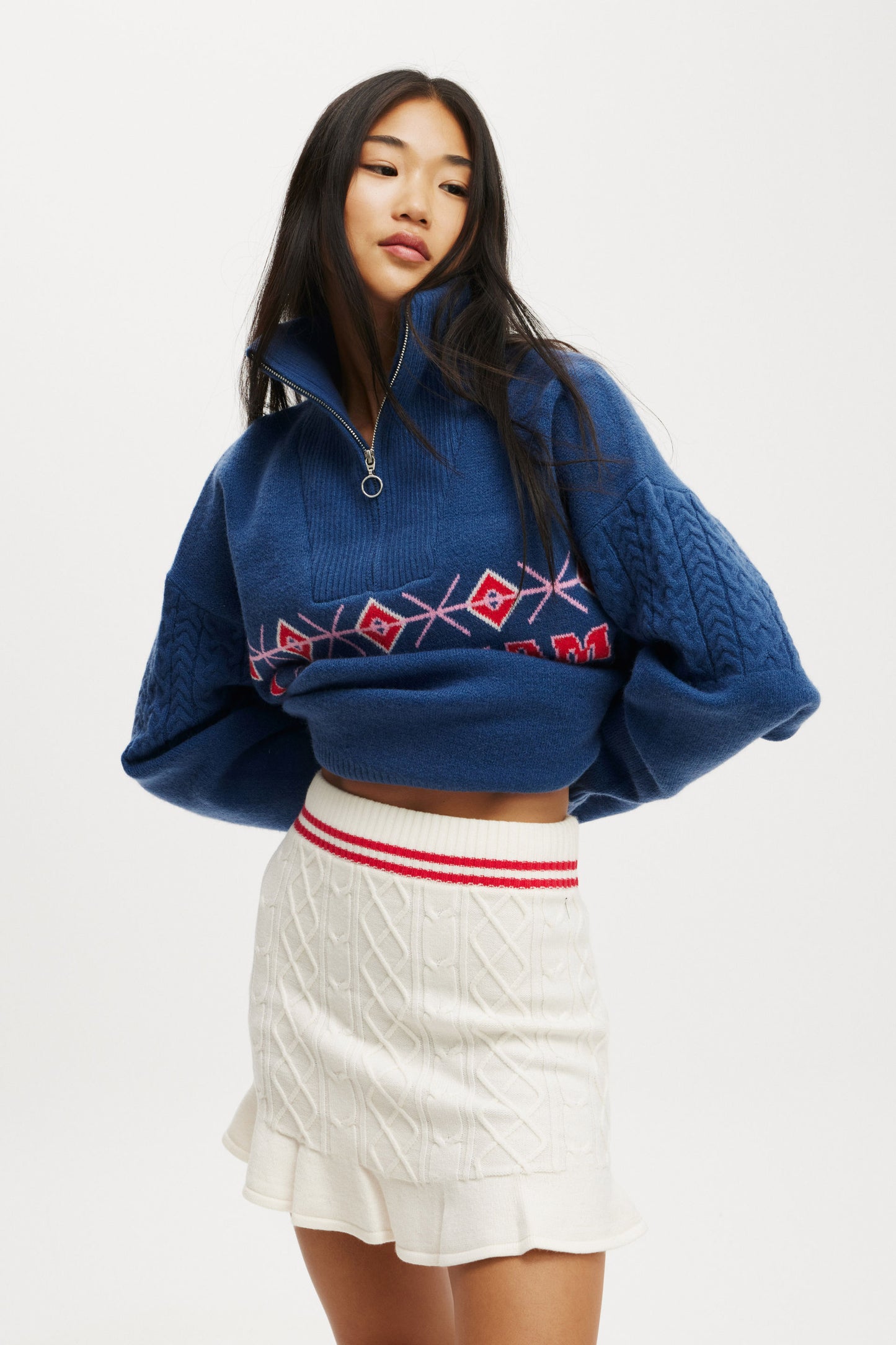 Knit Flippy Skirt