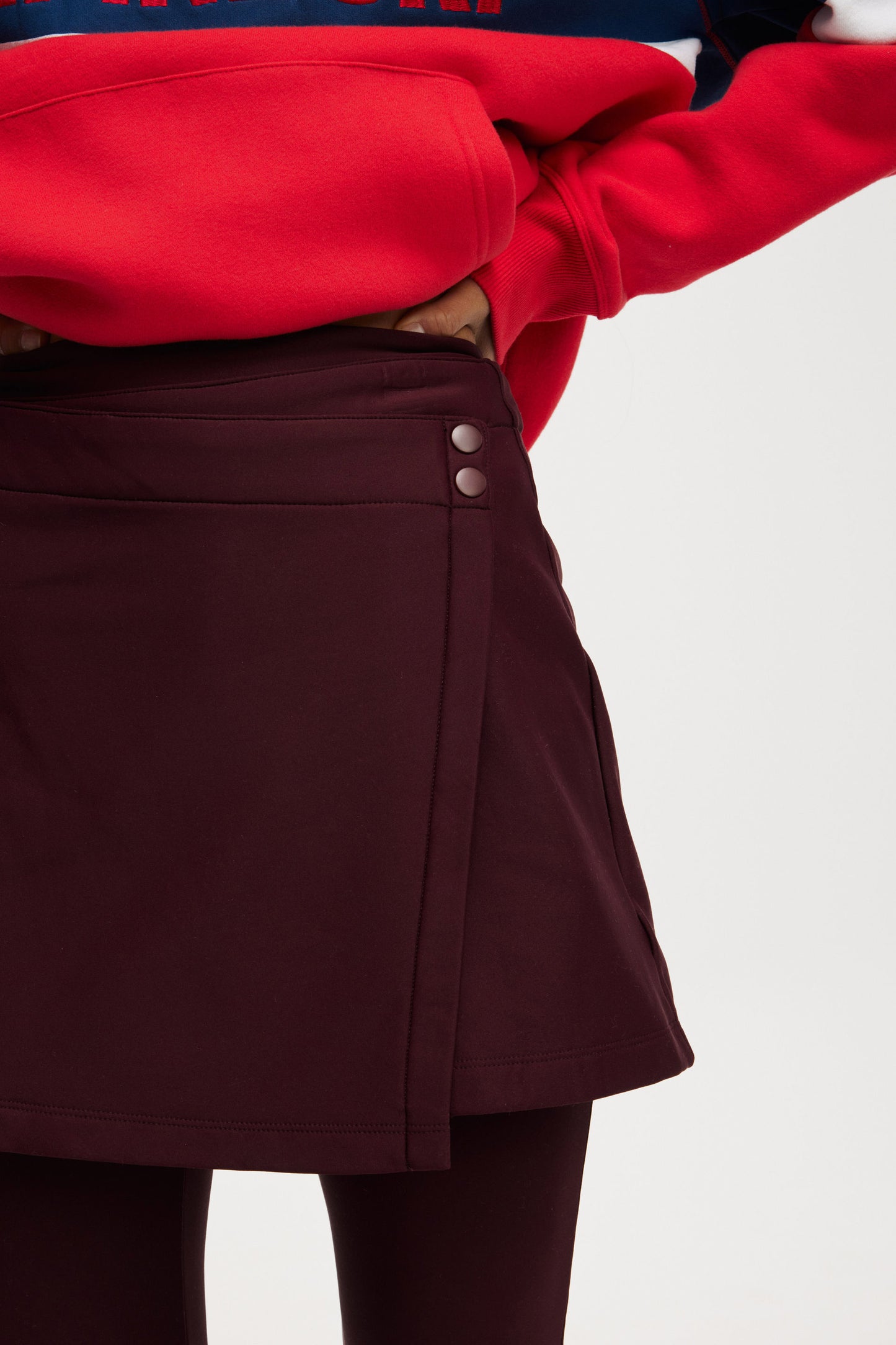 Fleece Lined Wrap Skirt