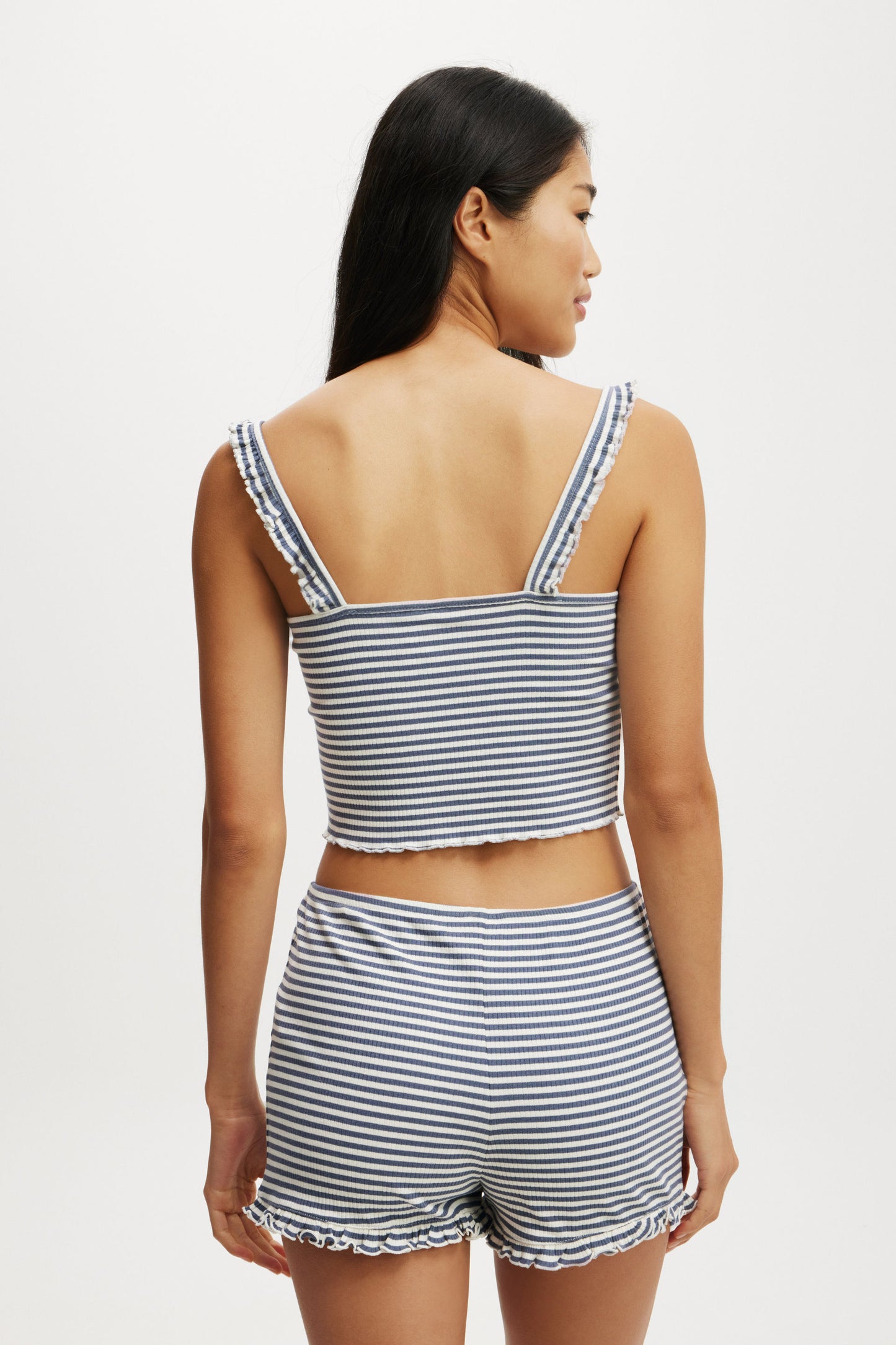 Rib Ruffle Cami