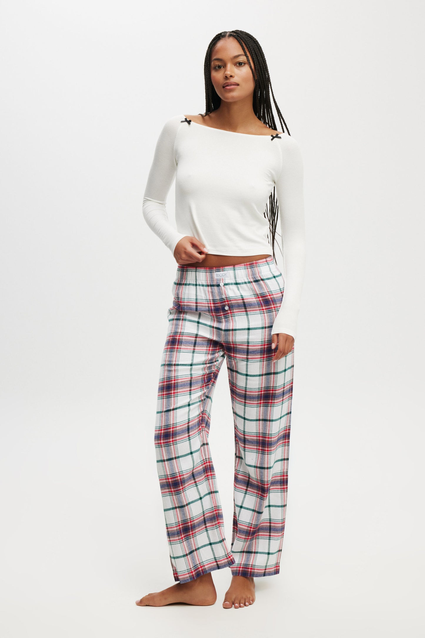 Sleep Recovery Boat Neck Sleep Top