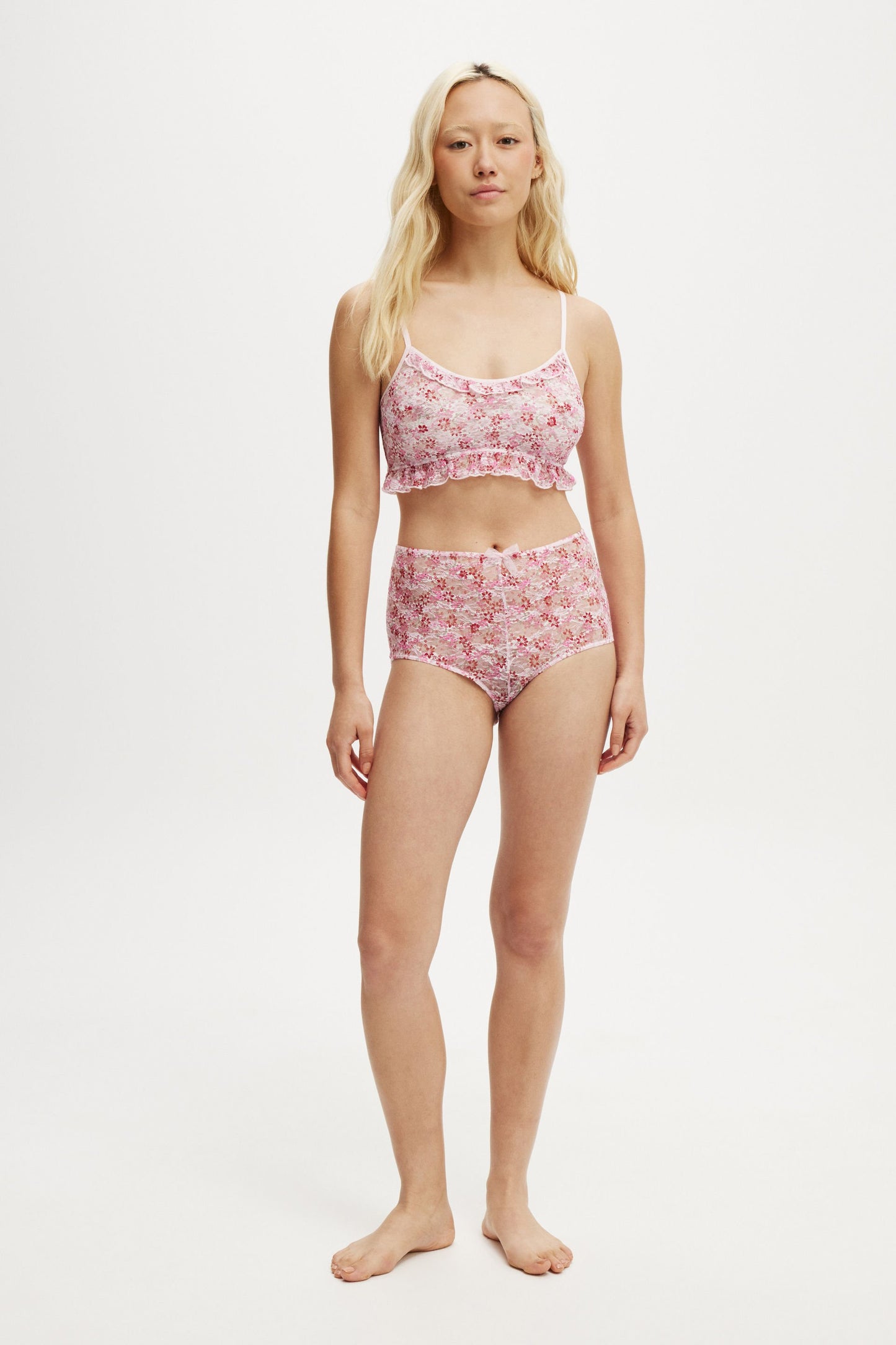 Stretch Lace Scoop Bralette