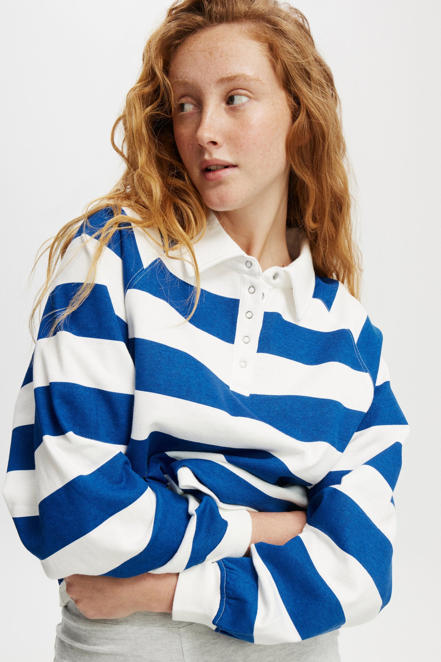 Oversized Collared Lounge Fleece Sweater