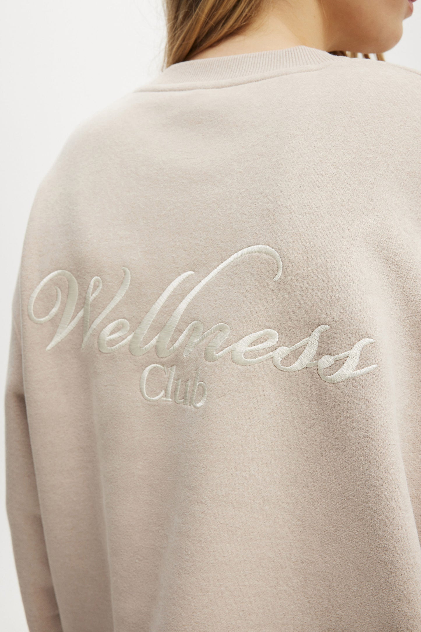 Plush Graphic Crew Sweatshirt