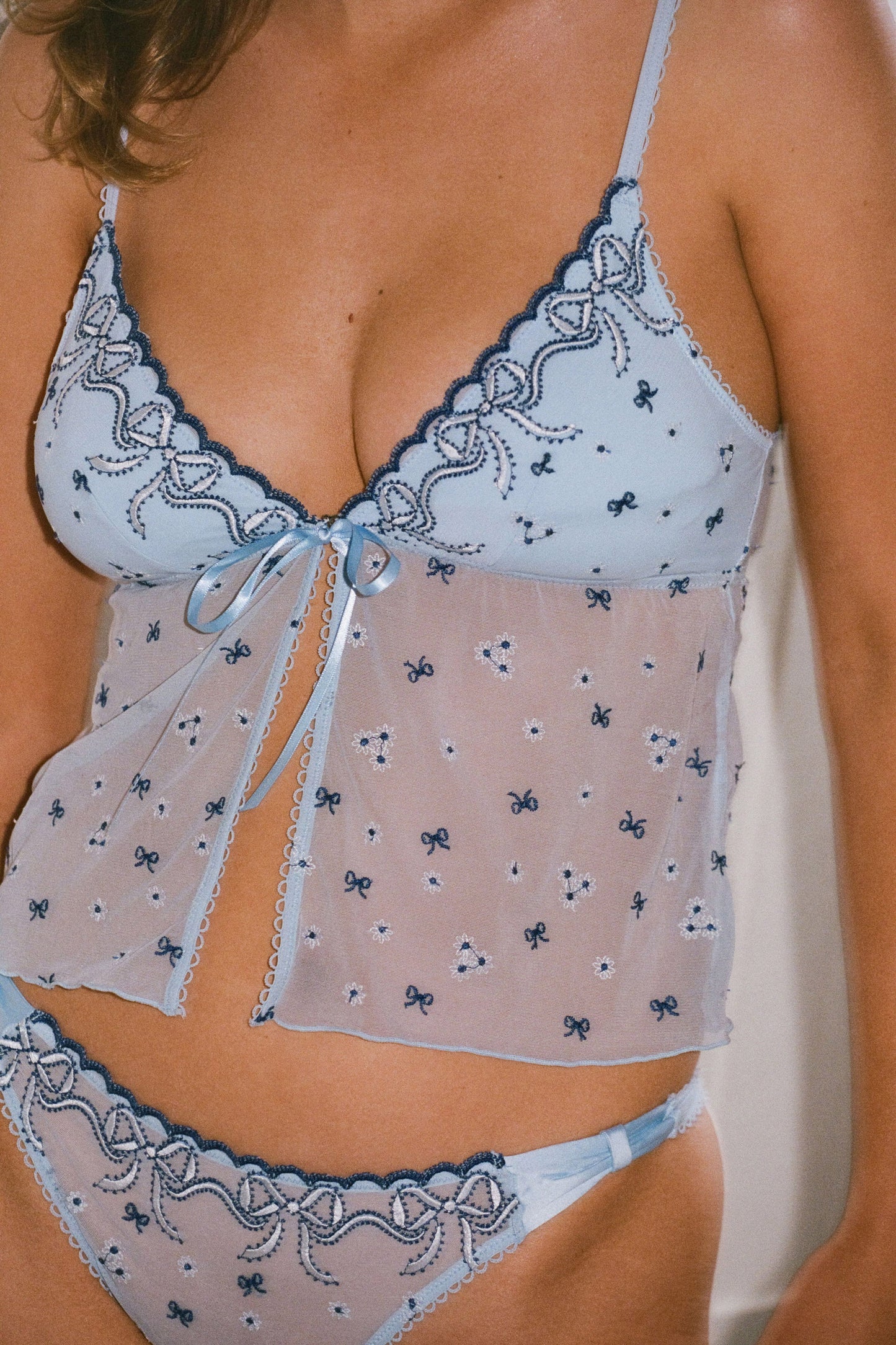 Trixie Bow Longline Bralette